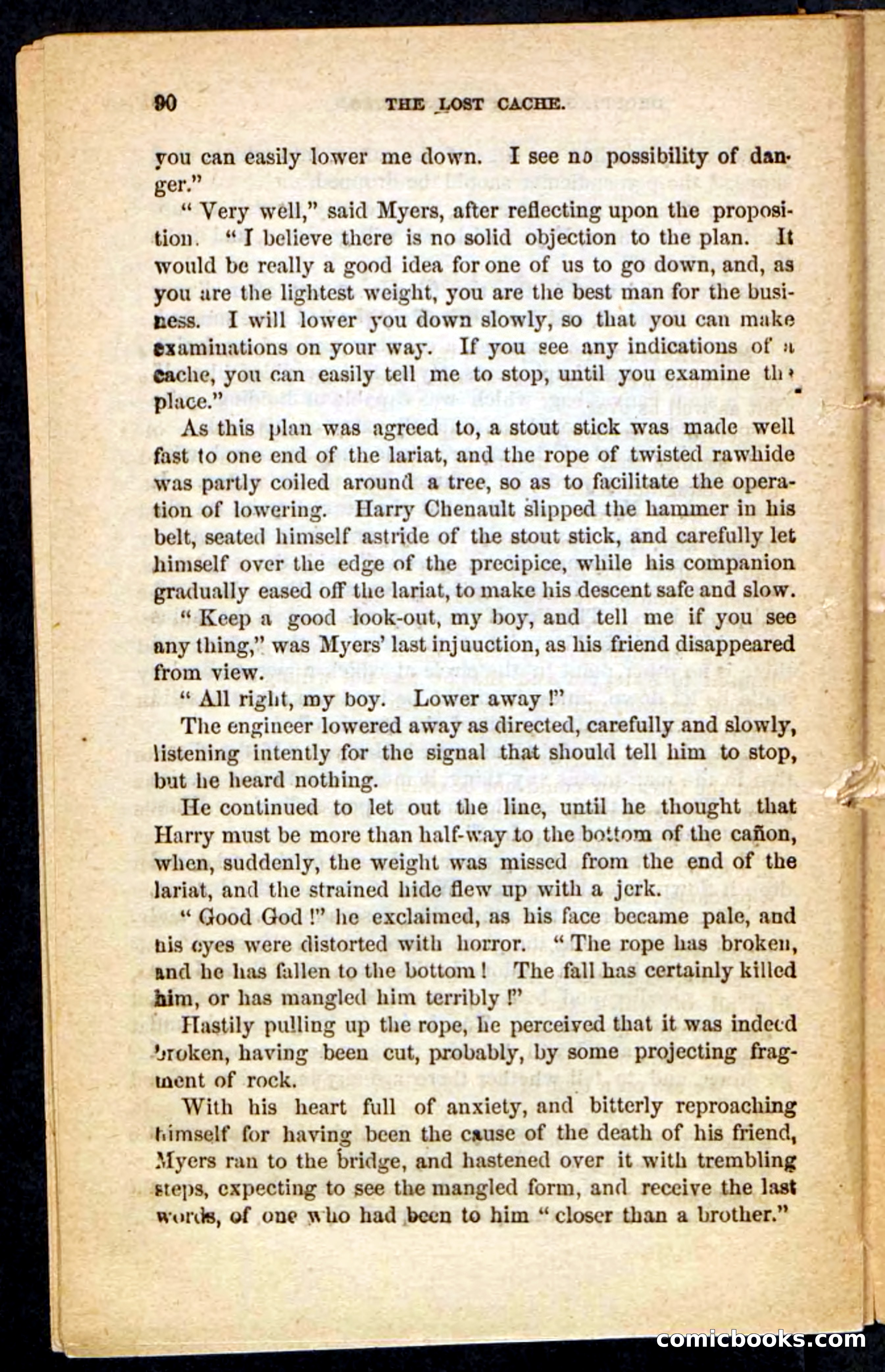The Lost Cache, Beadle's Pocket Novels No. 133 — page 86 of 100