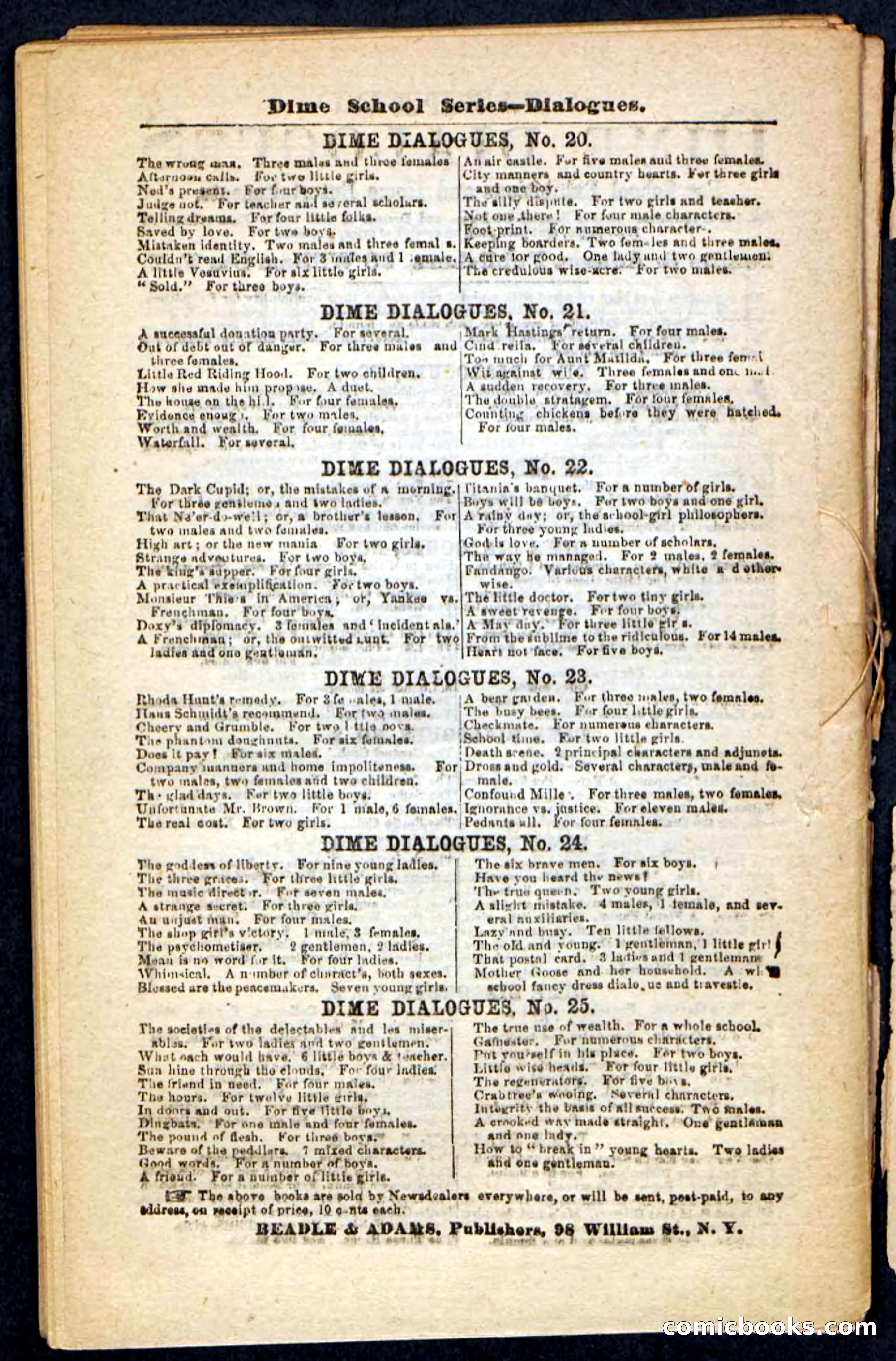 The Lost Cache, Beadle's Pocket Novels No. 133 — page 98 of 100