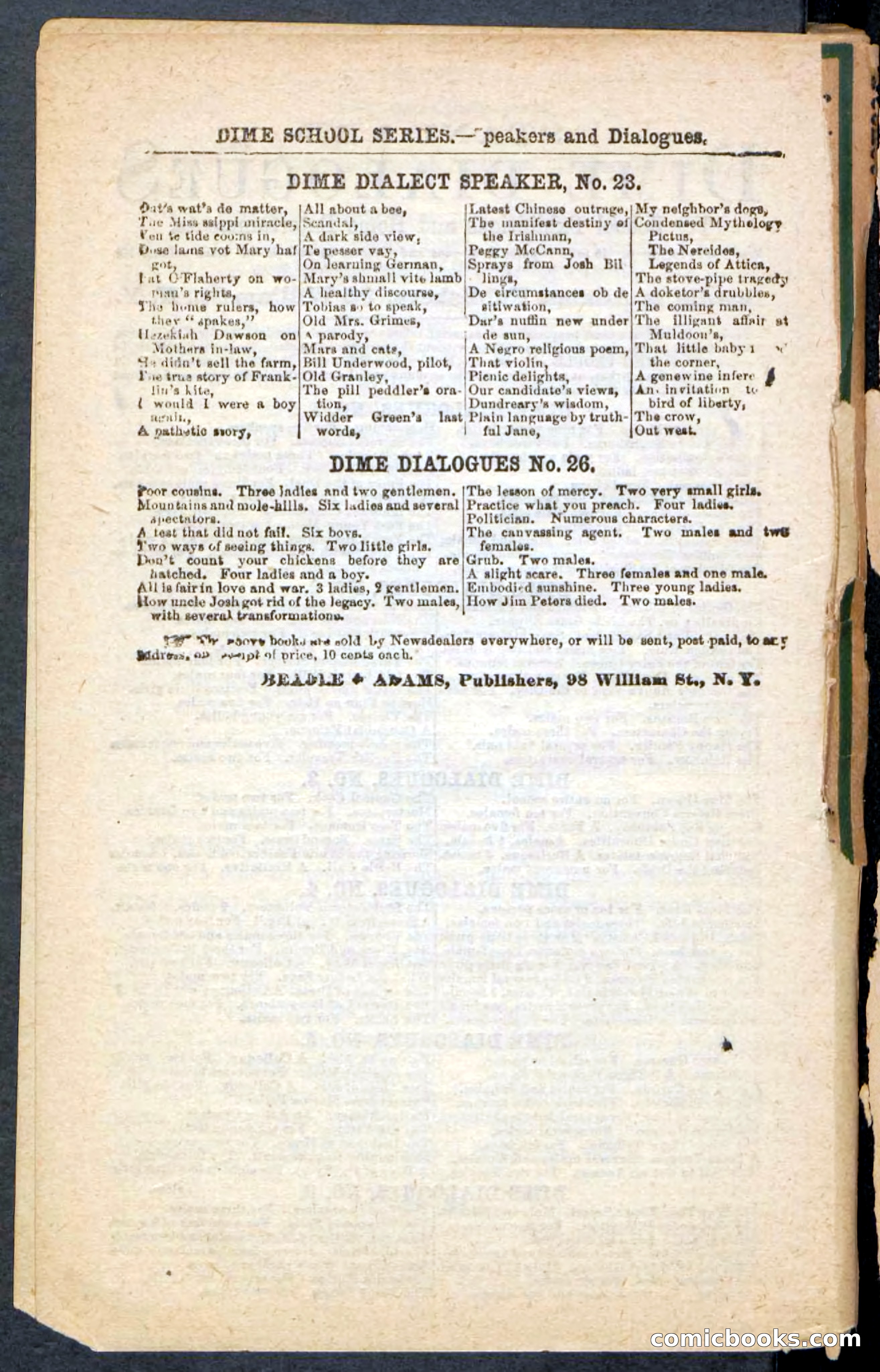 Beadle's Pocket Novels No. 135: Karaibo — page 98 of 100