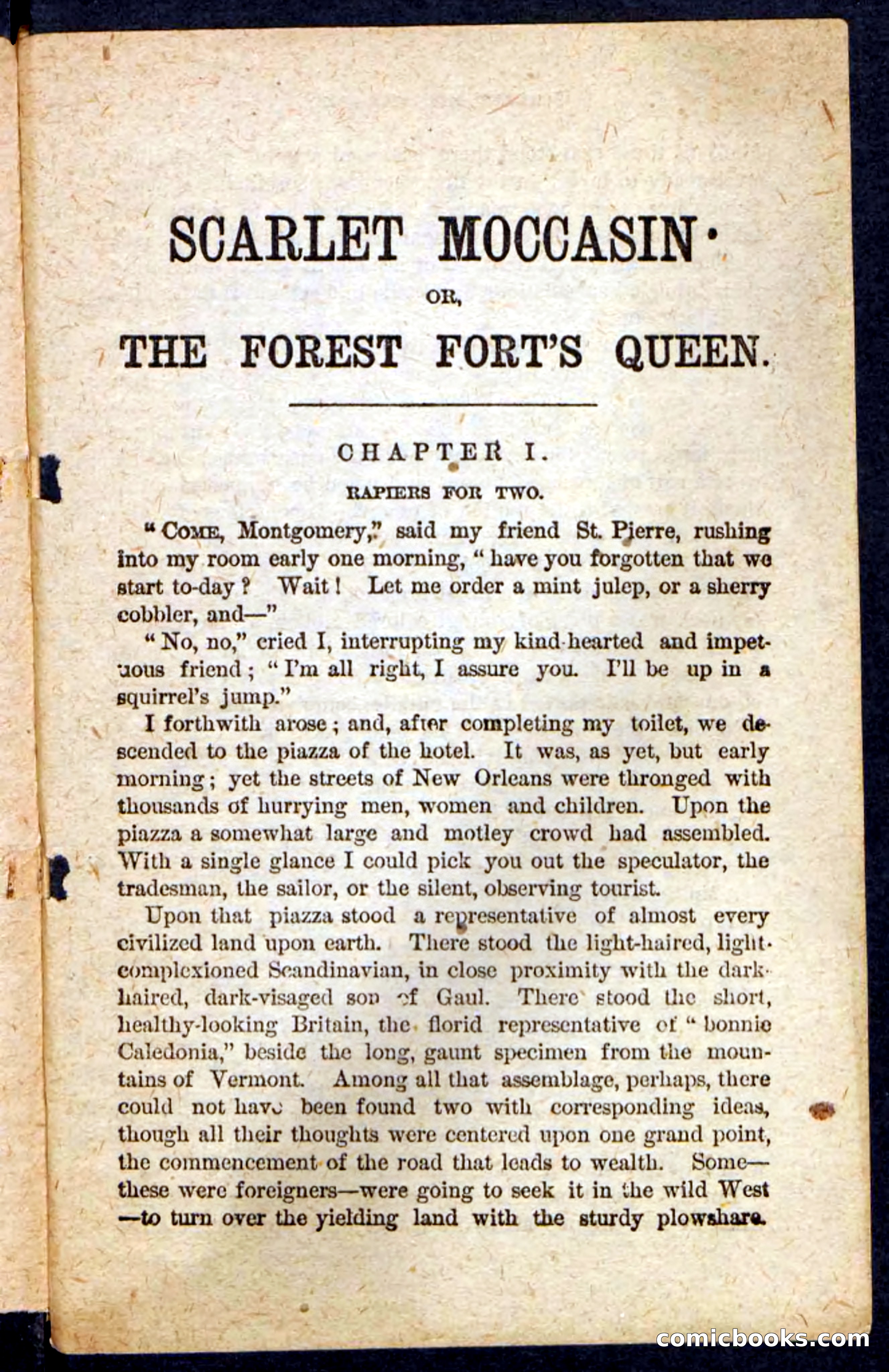 Beadle's Pocket Novels No. 136: Scarlet Moccasin — page 5 of 100