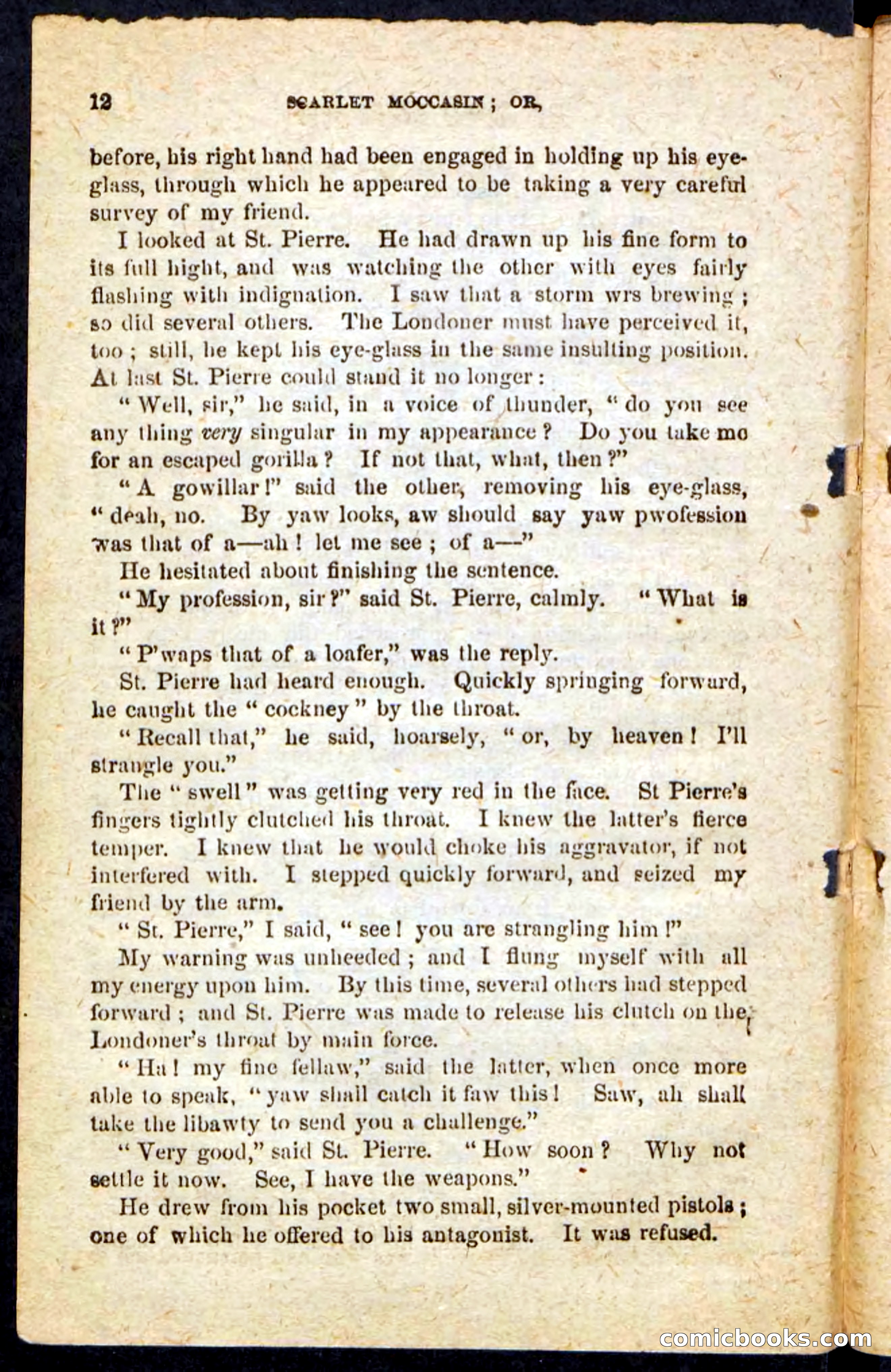 Beadle's Pocket Novels No. 136: Scarlet Moccasin — page 8 of 100