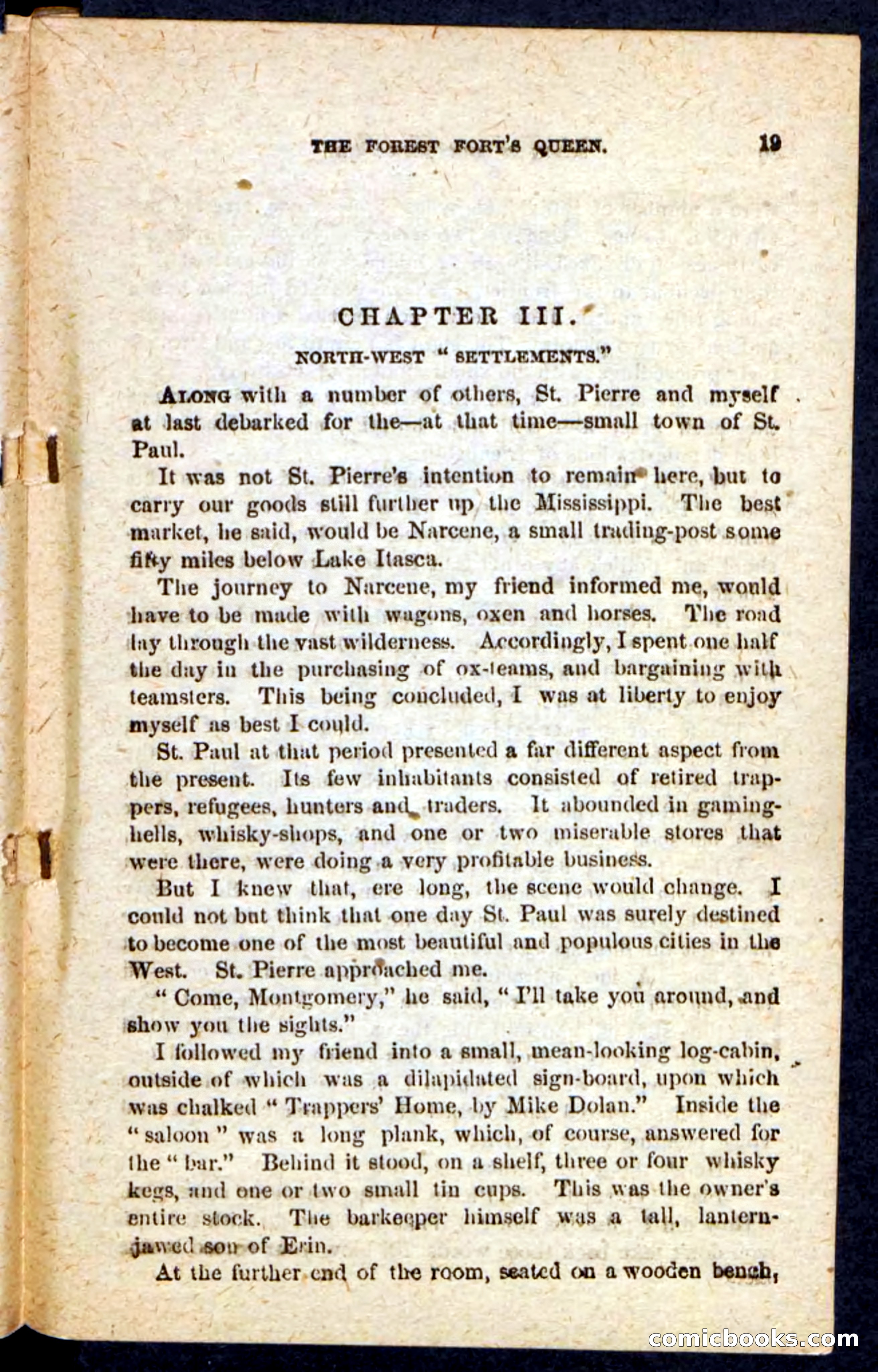 Beadle's Pocket Novels No. 136: Scarlet Moccasin — page 15 of 100