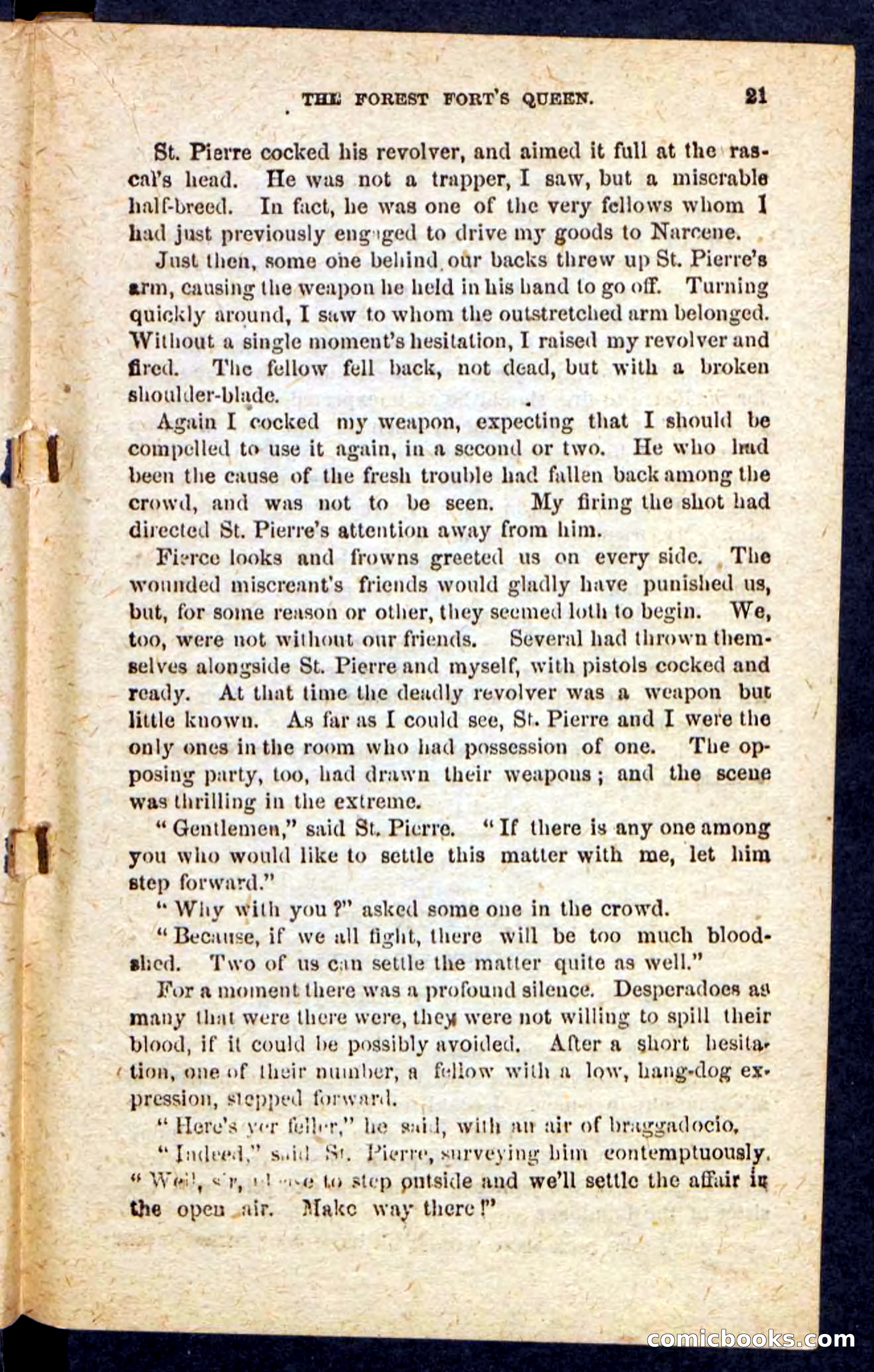 Beadle's Pocket Novels No. 136: Scarlet Moccasin — page 17 of 100