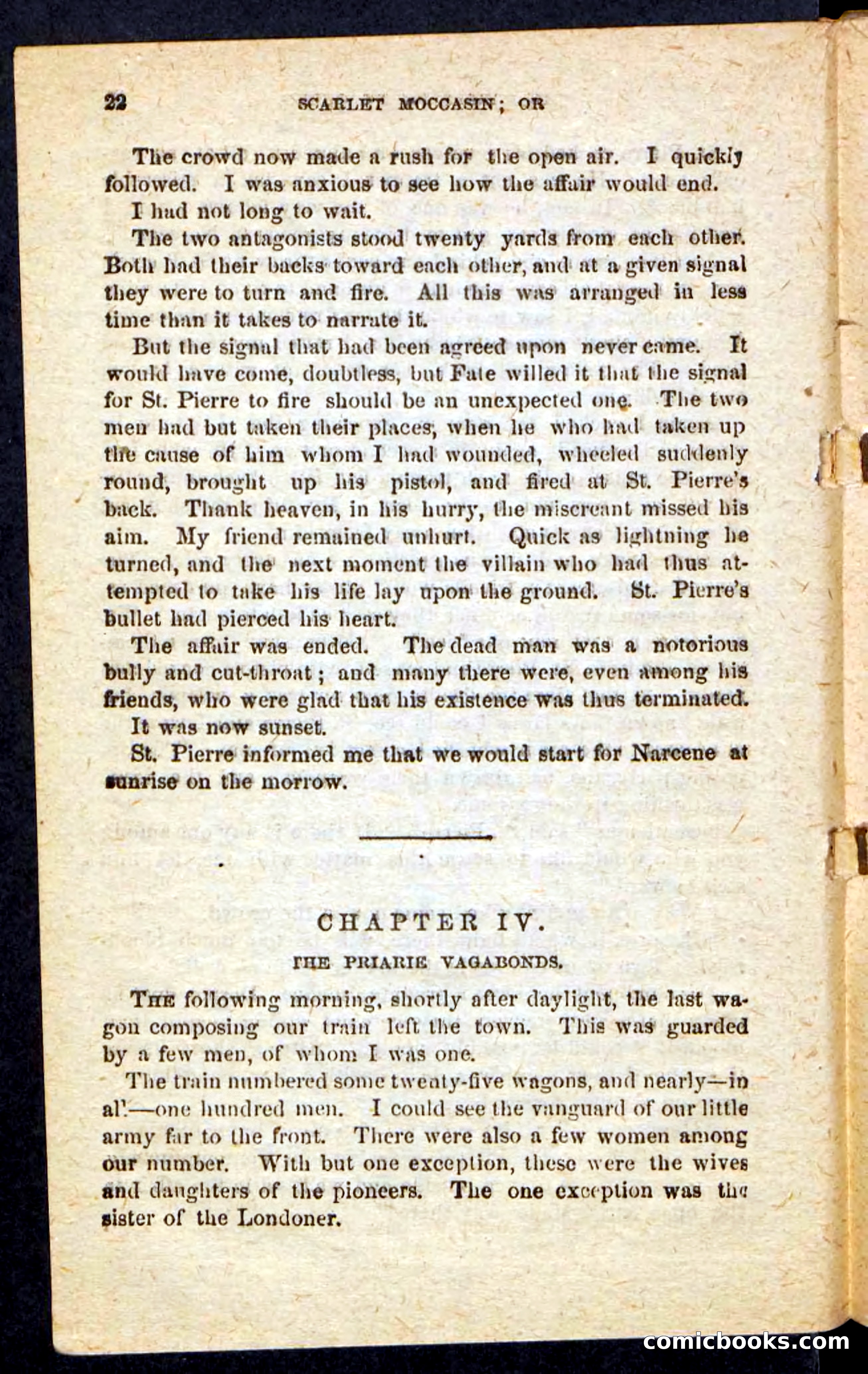 Beadle's Pocket Novels No. 136: Scarlet Moccasin — page 18 of 100