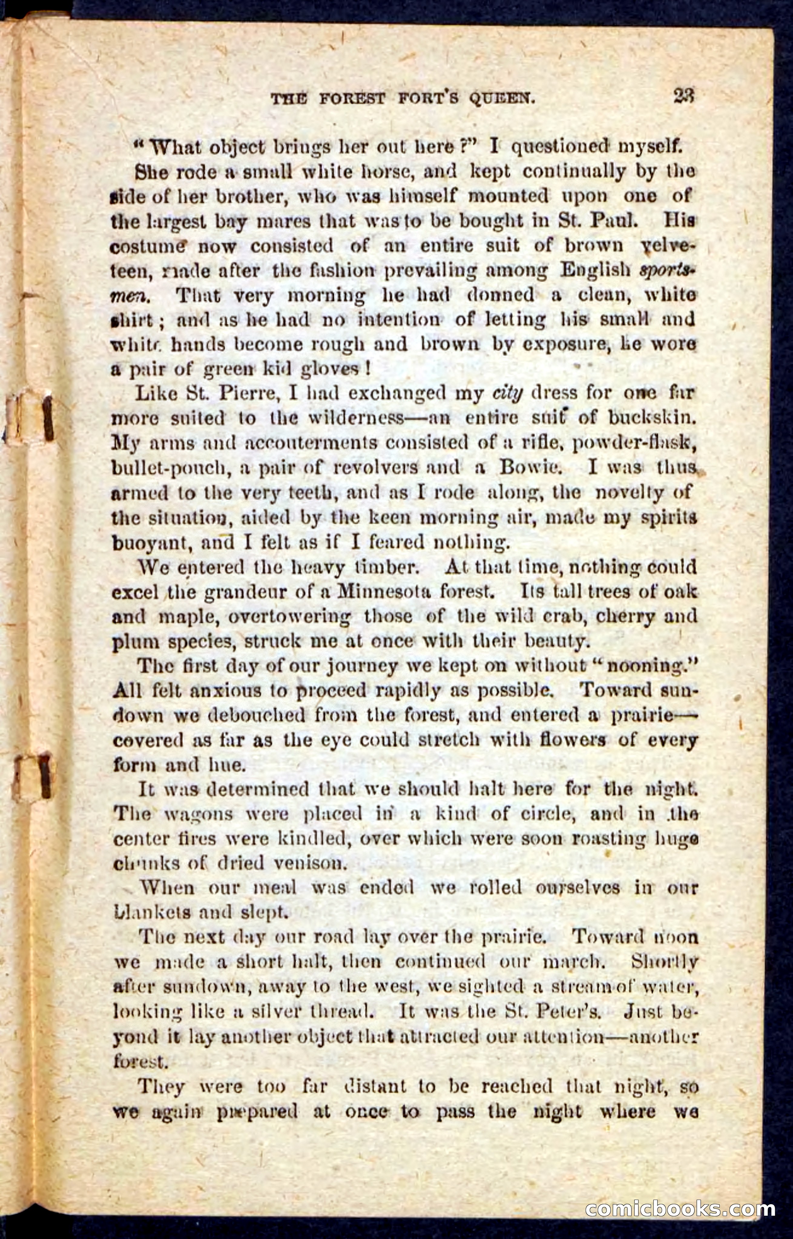 Beadle's Pocket Novels No. 136: Scarlet Moccasin — page 19 of 100