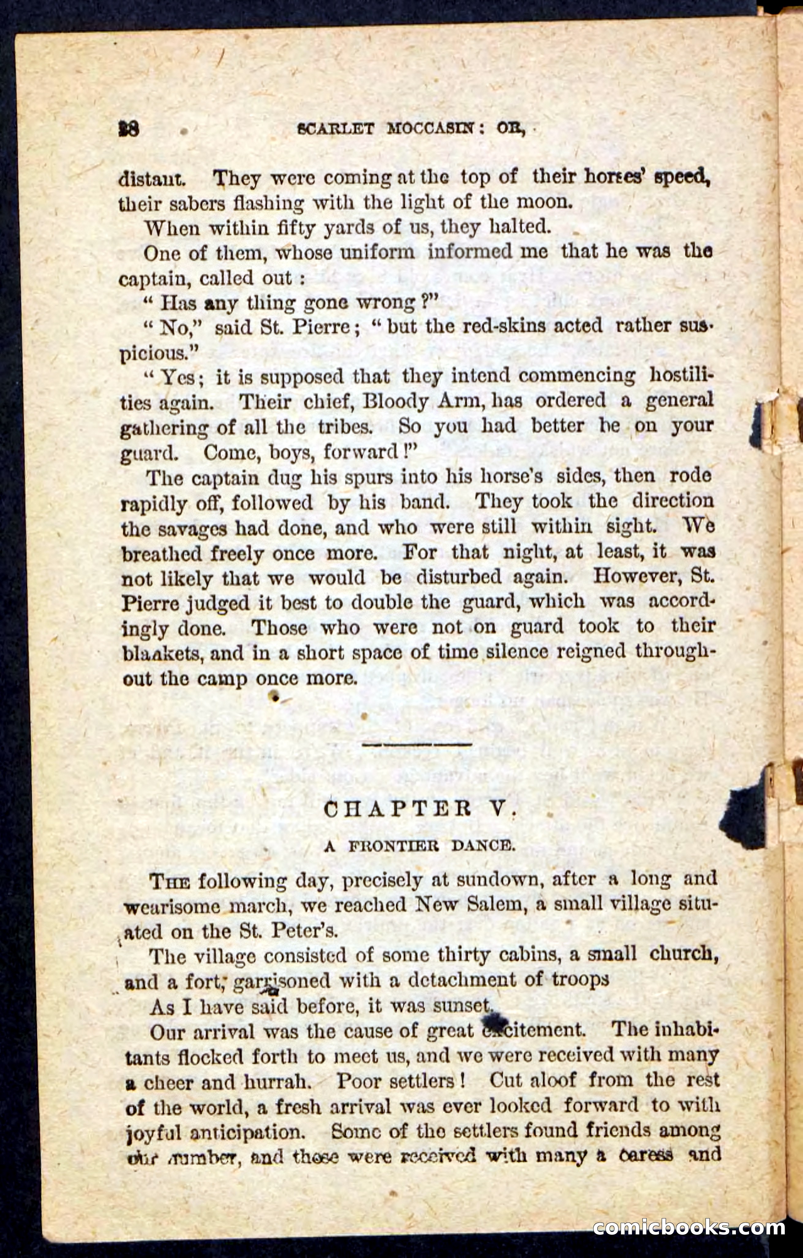 Beadle's Pocket Novels No. 136: Scarlet Moccasin — page 24 of 100