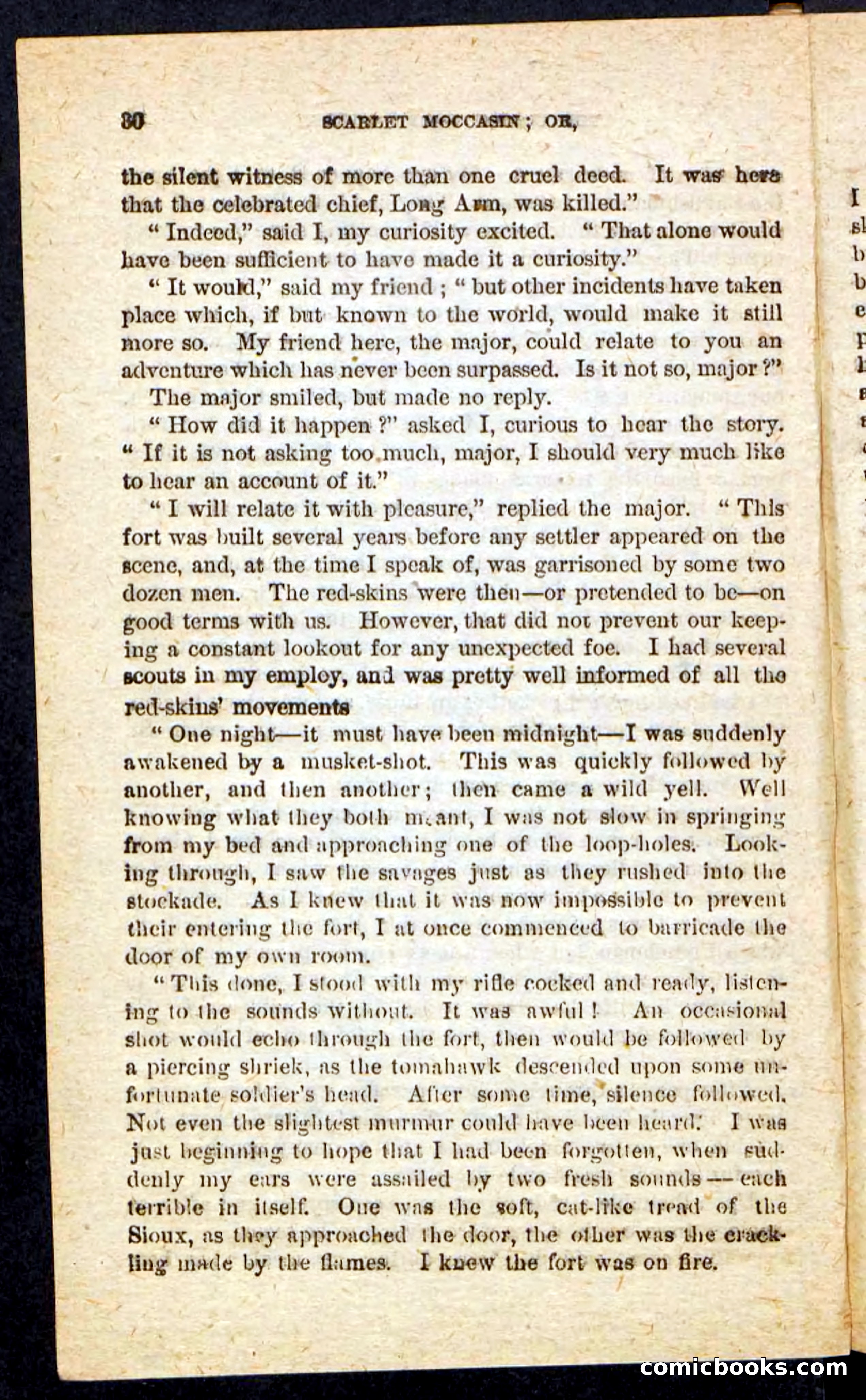 Beadle's Pocket Novels No. 136: Scarlet Moccasin — page 26 of 100