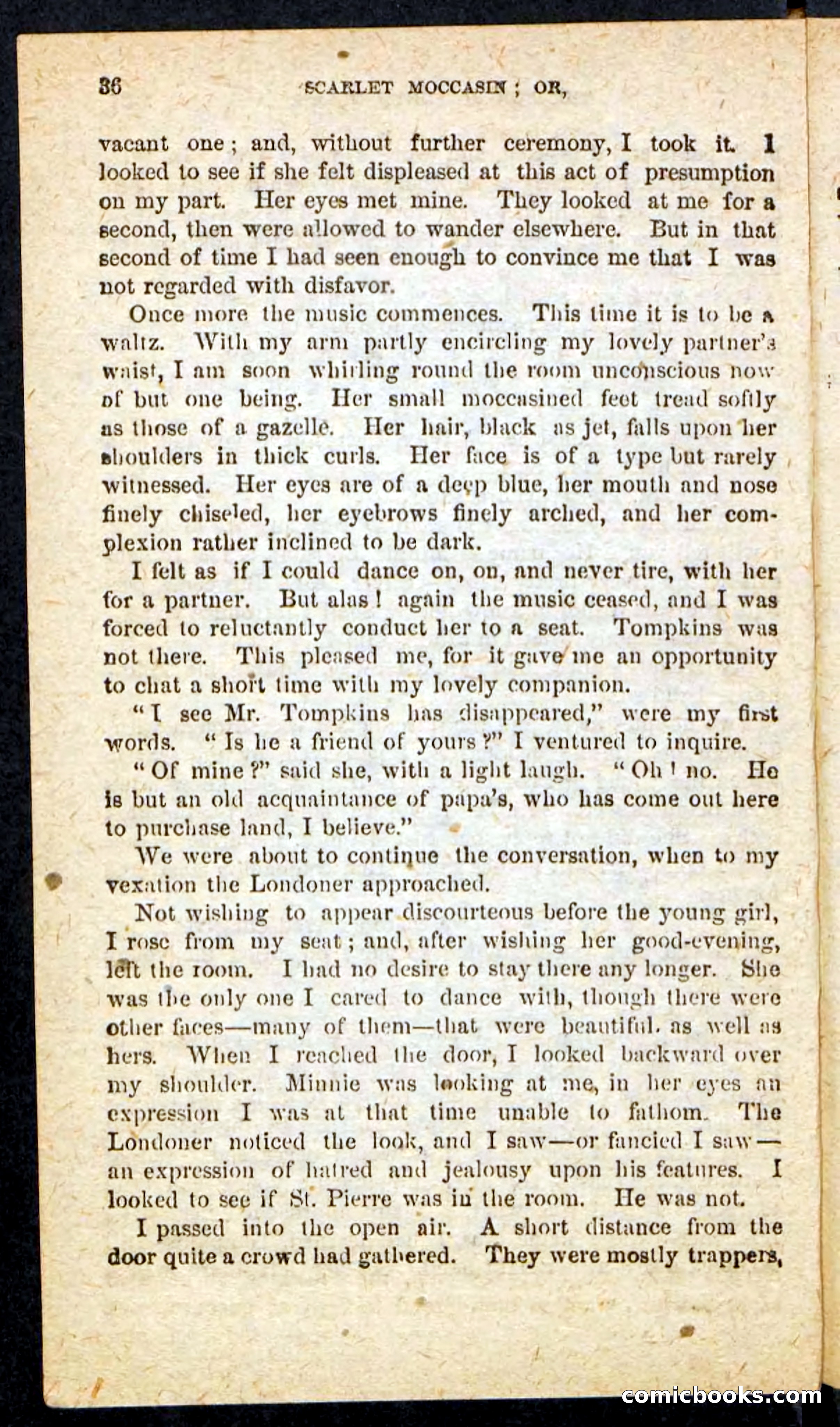 Beadle's Pocket Novels No. 136: Scarlet Moccasin — page 32 of 100