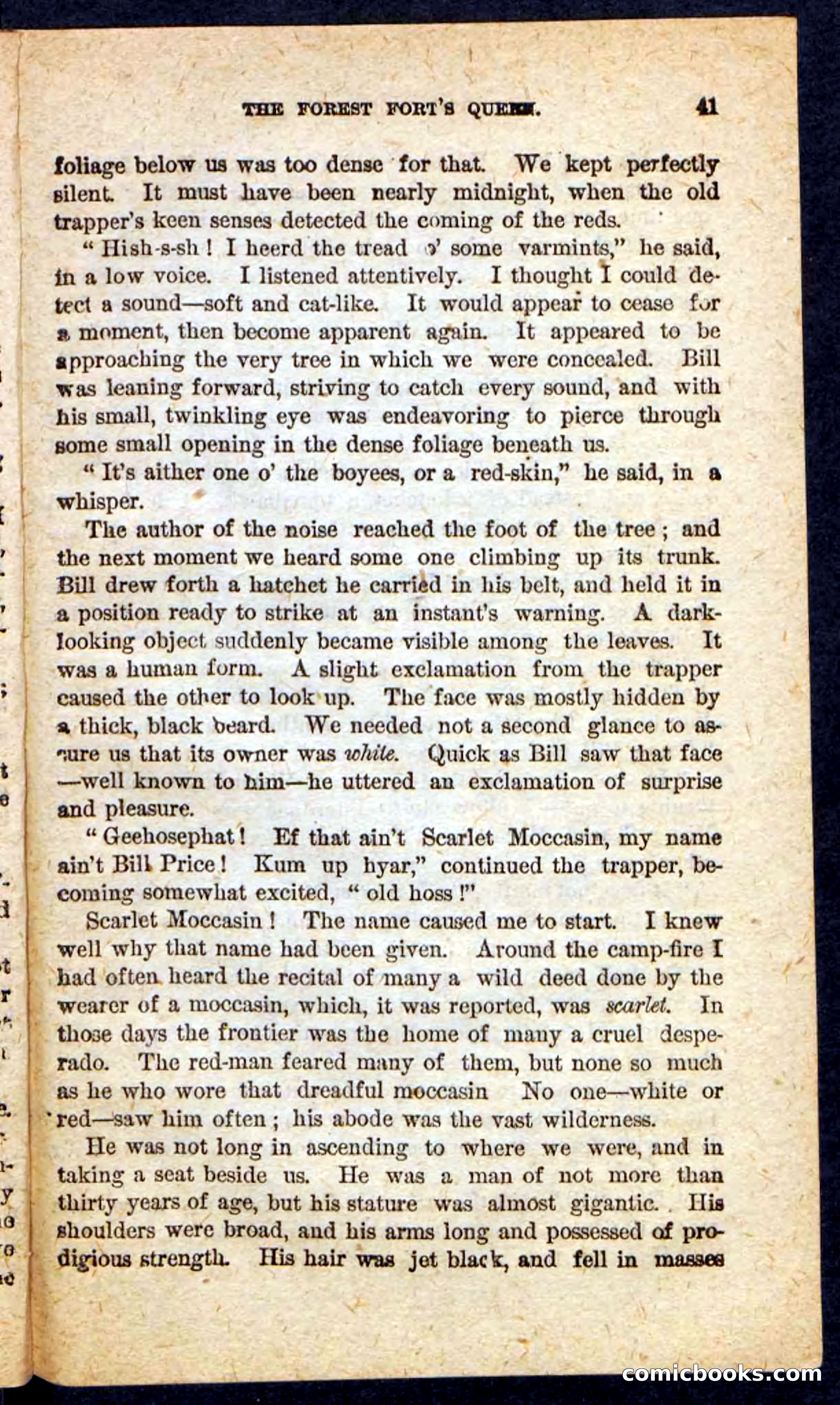 Beadle's Pocket Novels No. 136: Scarlet Moccasin — page 37 of 100