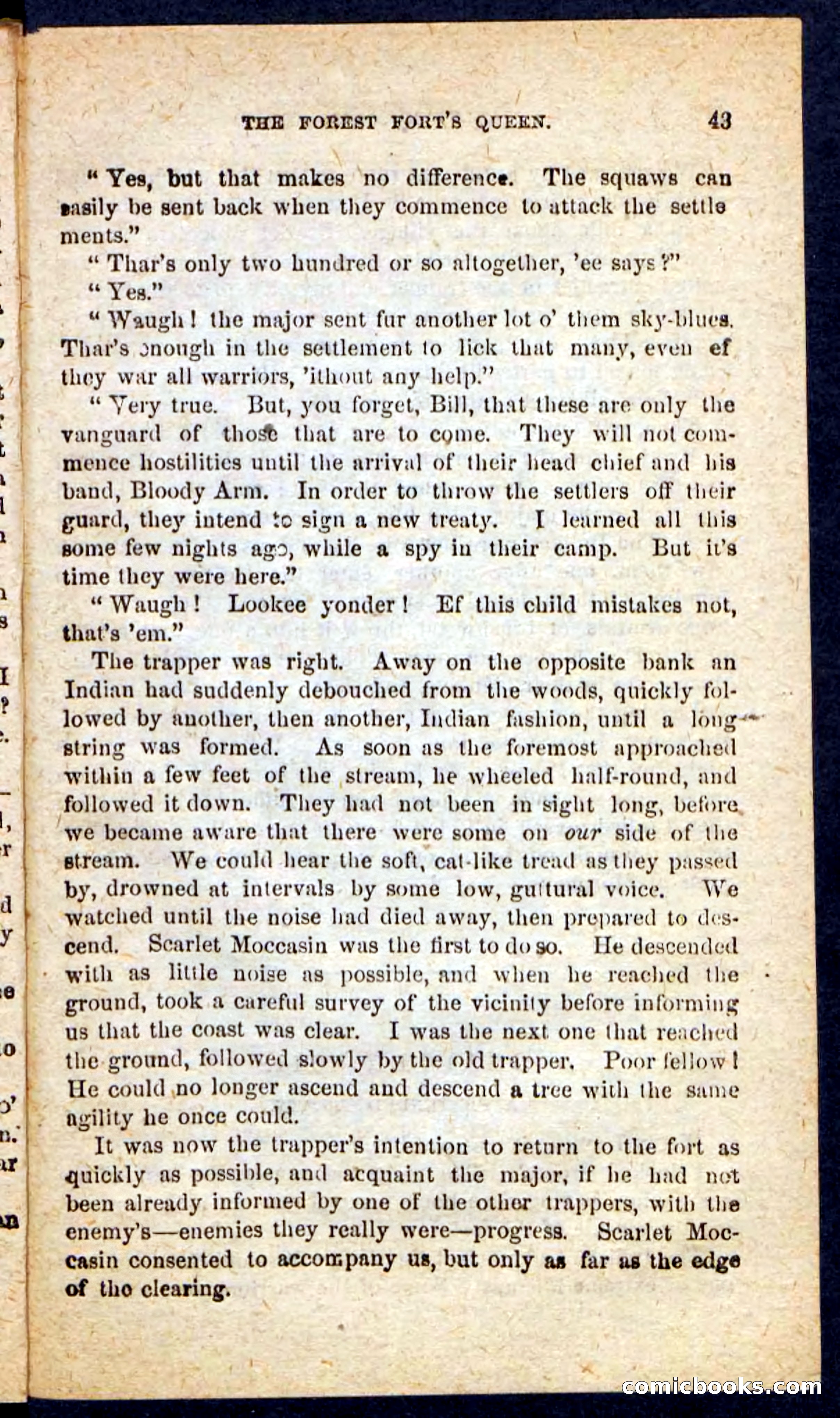 Beadle's Pocket Novels No. 136: Scarlet Moccasin — page 39 of 100