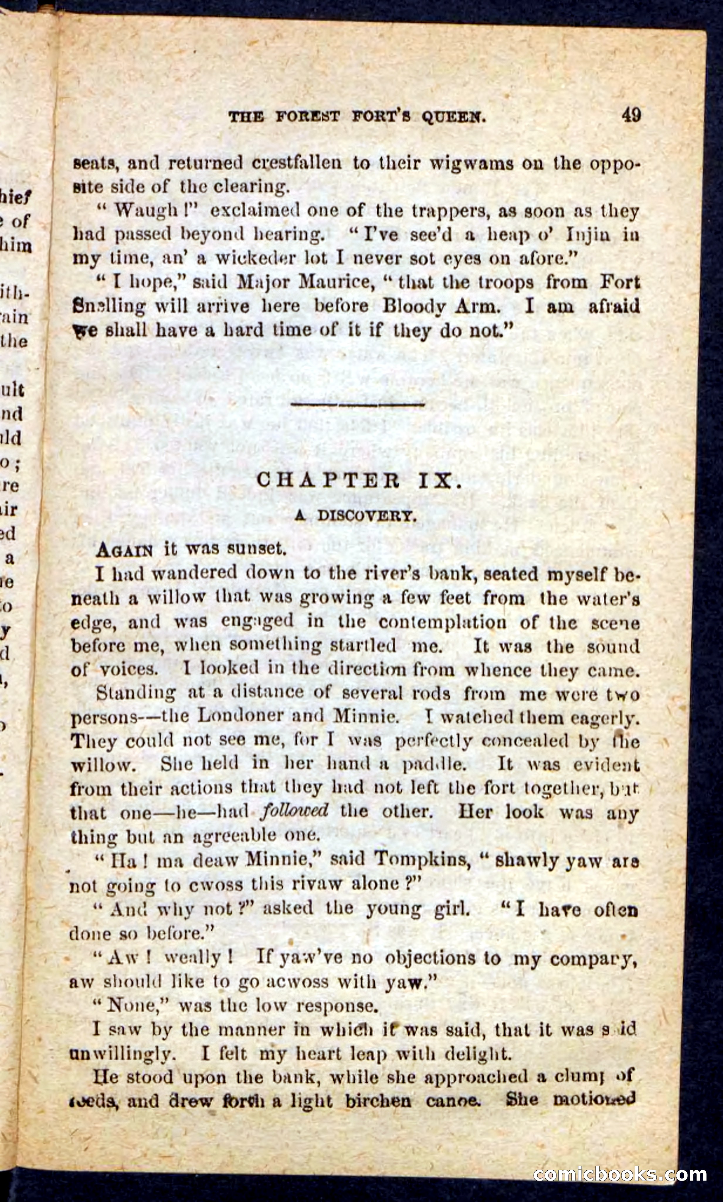 Beadle's Pocket Novels No. 136: Scarlet Moccasin — page 45 of 100