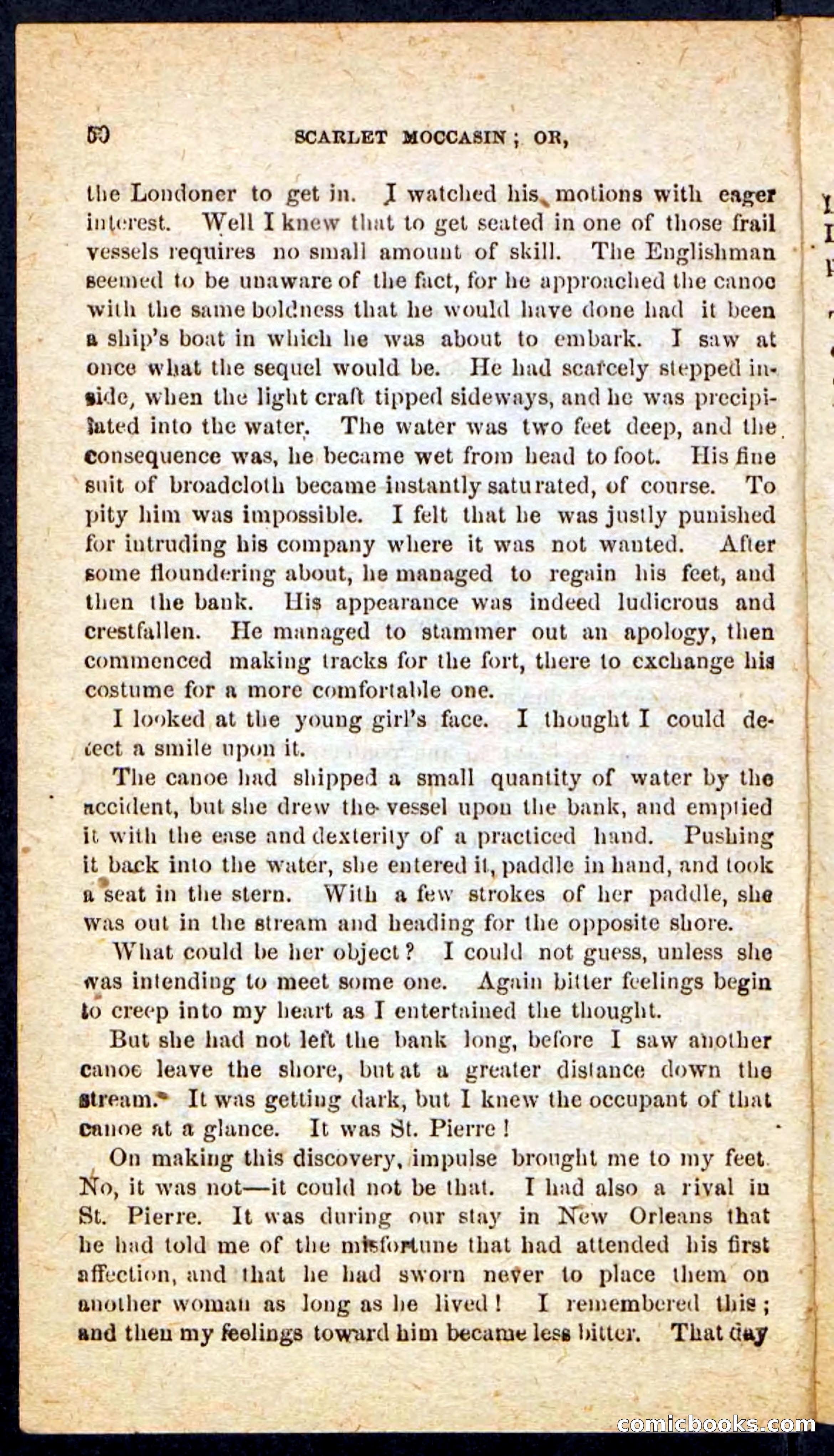 Beadle's Pocket Novels No. 136: Scarlet Moccasin — page 46 of 100
