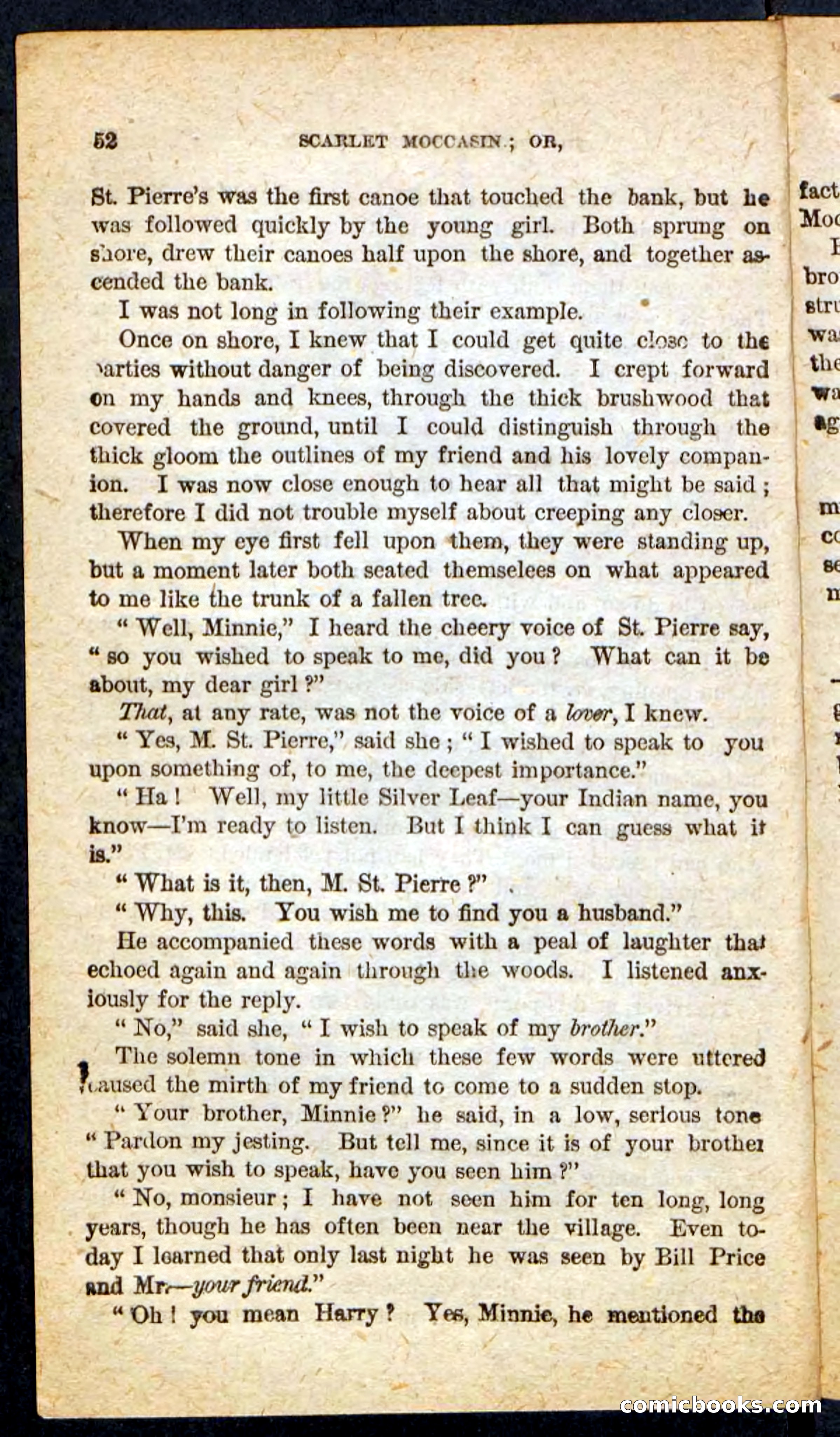 Beadle's Pocket Novels No. 136: Scarlet Moccasin — page 48 of 100