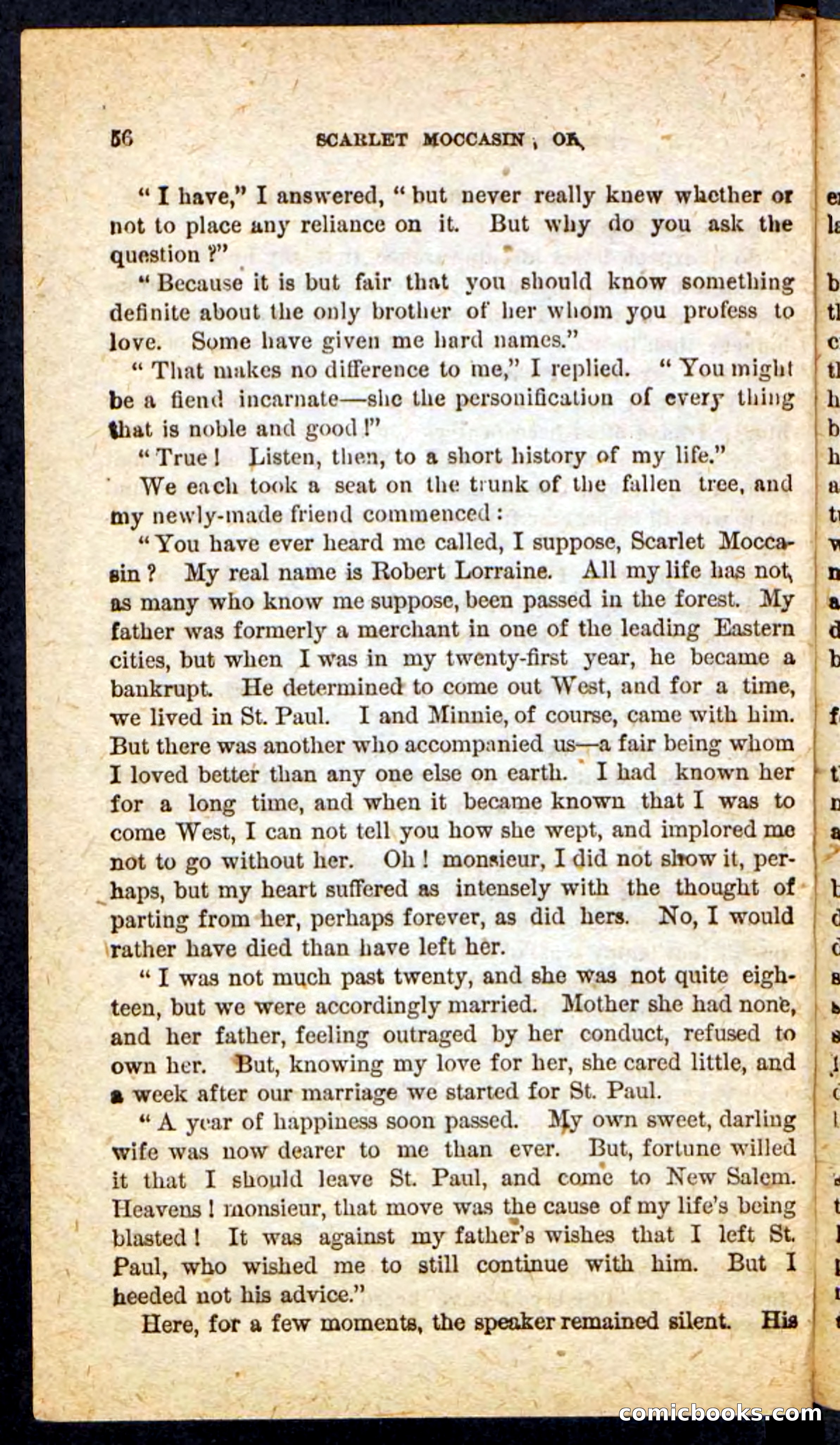 Beadle's Pocket Novels No. 136: Scarlet Moccasin — page 52 of 100