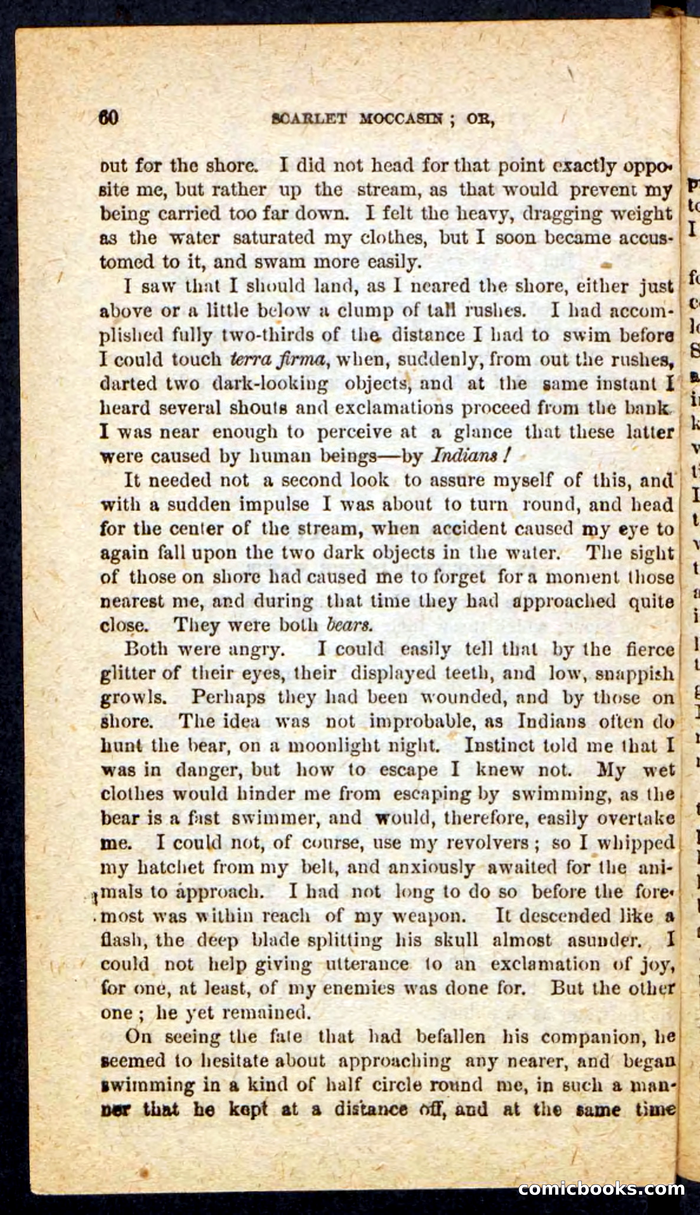 Beadle's Pocket Novels No. 136: Scarlet Moccasin — page 56 of 100