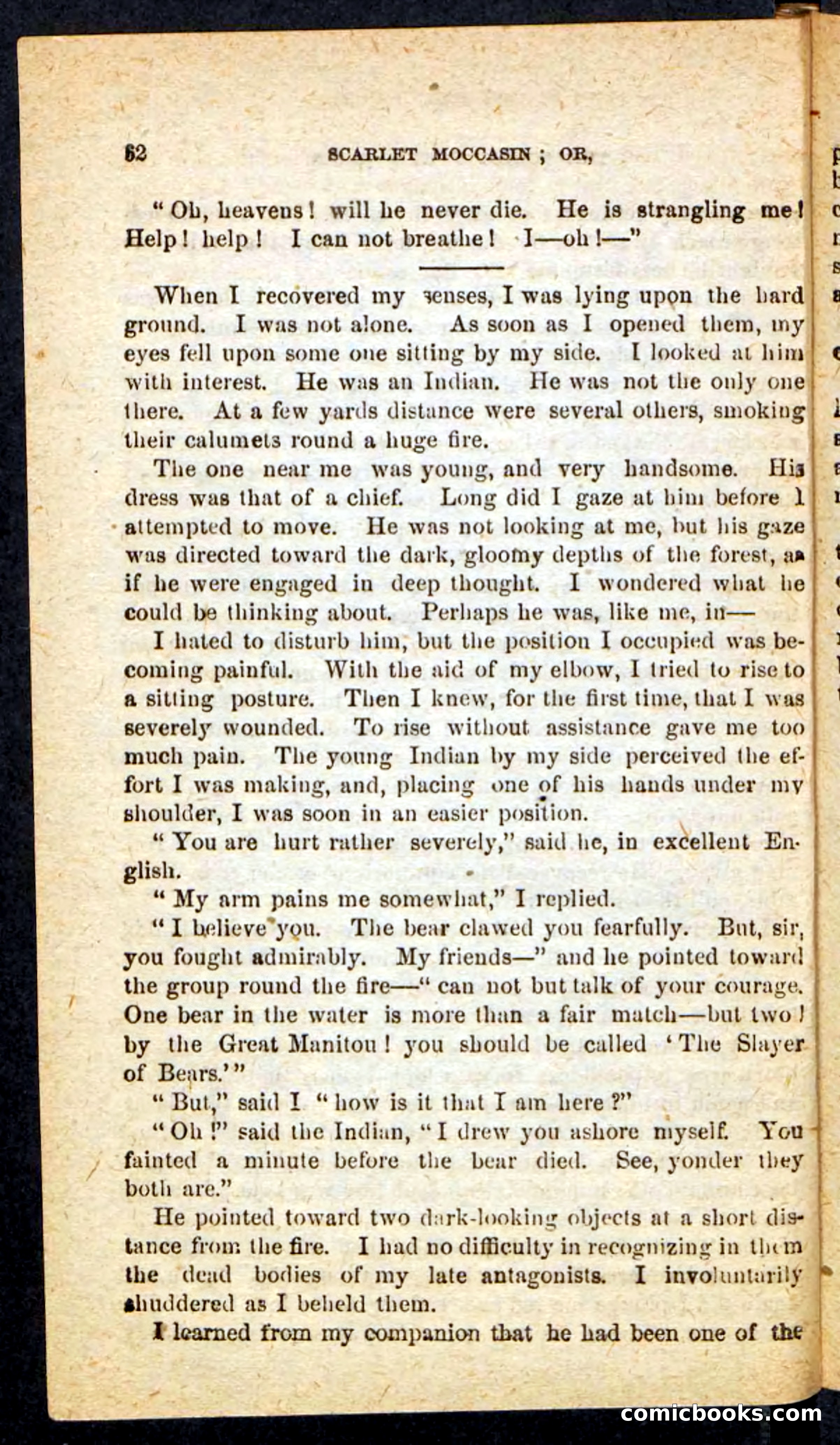 Beadle's Pocket Novels No. 136: Scarlet Moccasin — page 58 of 100