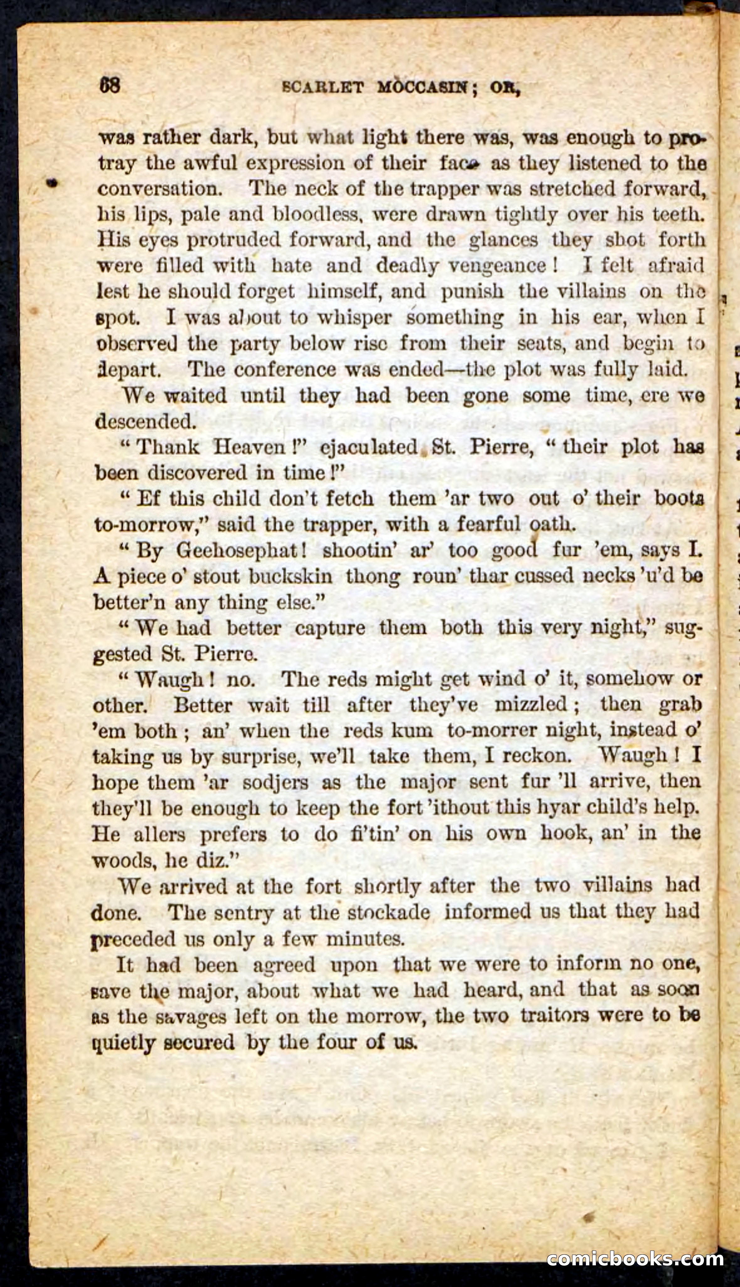 Beadle's Pocket Novels No. 136: Scarlet Moccasin — page 64 of 100