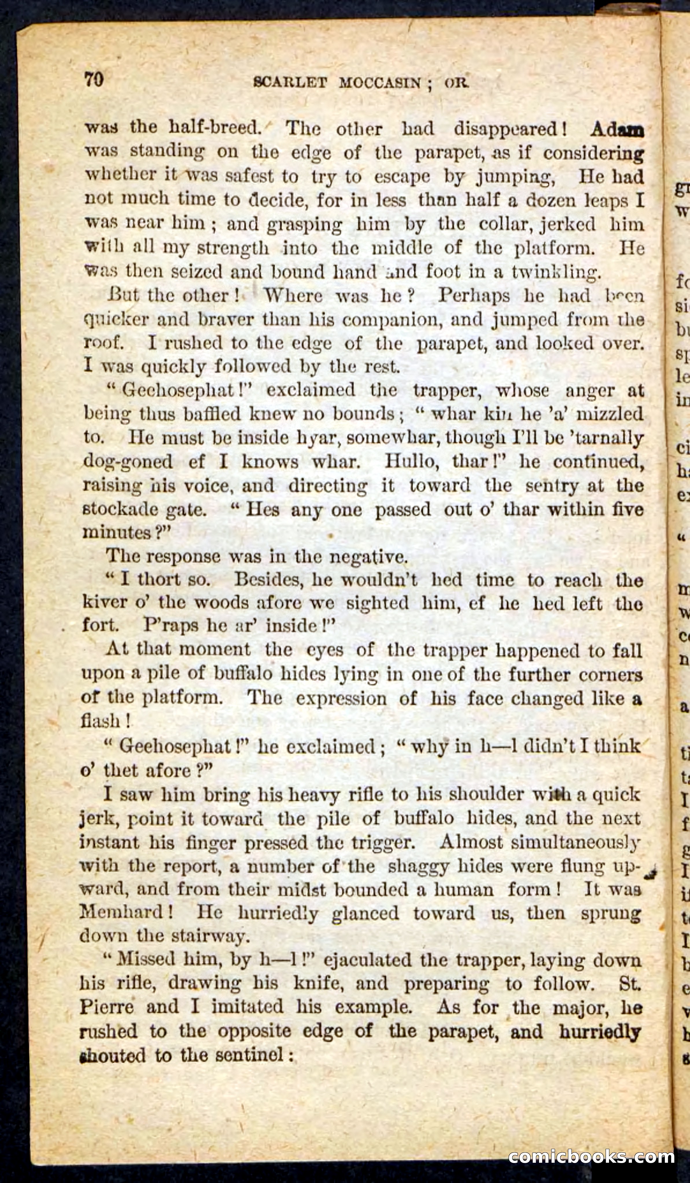 Beadle's Pocket Novels No. 136: Scarlet Moccasin — page 66 of 100