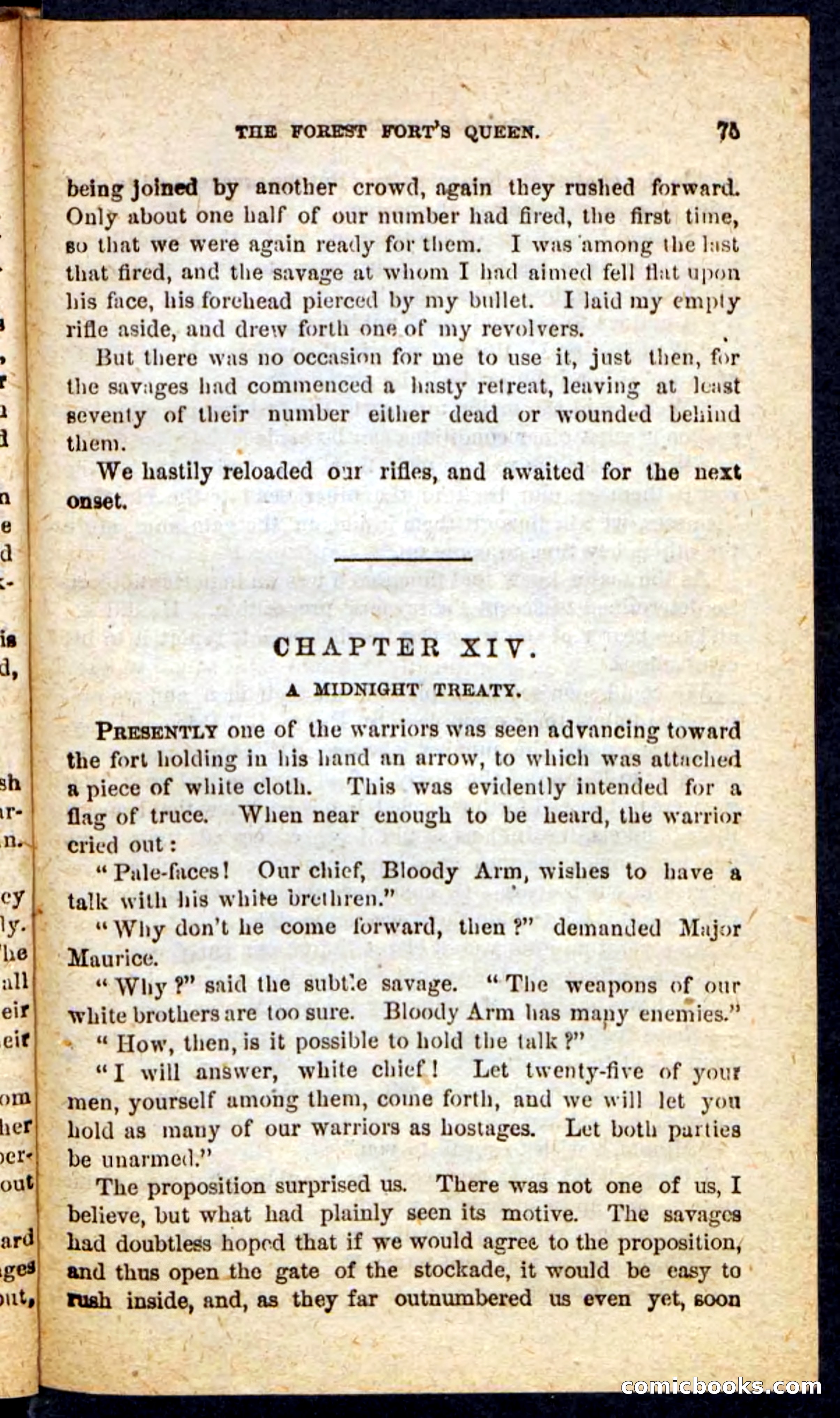 Beadle's Pocket Novels No. 136: Scarlet Moccasin — page 71 of 100