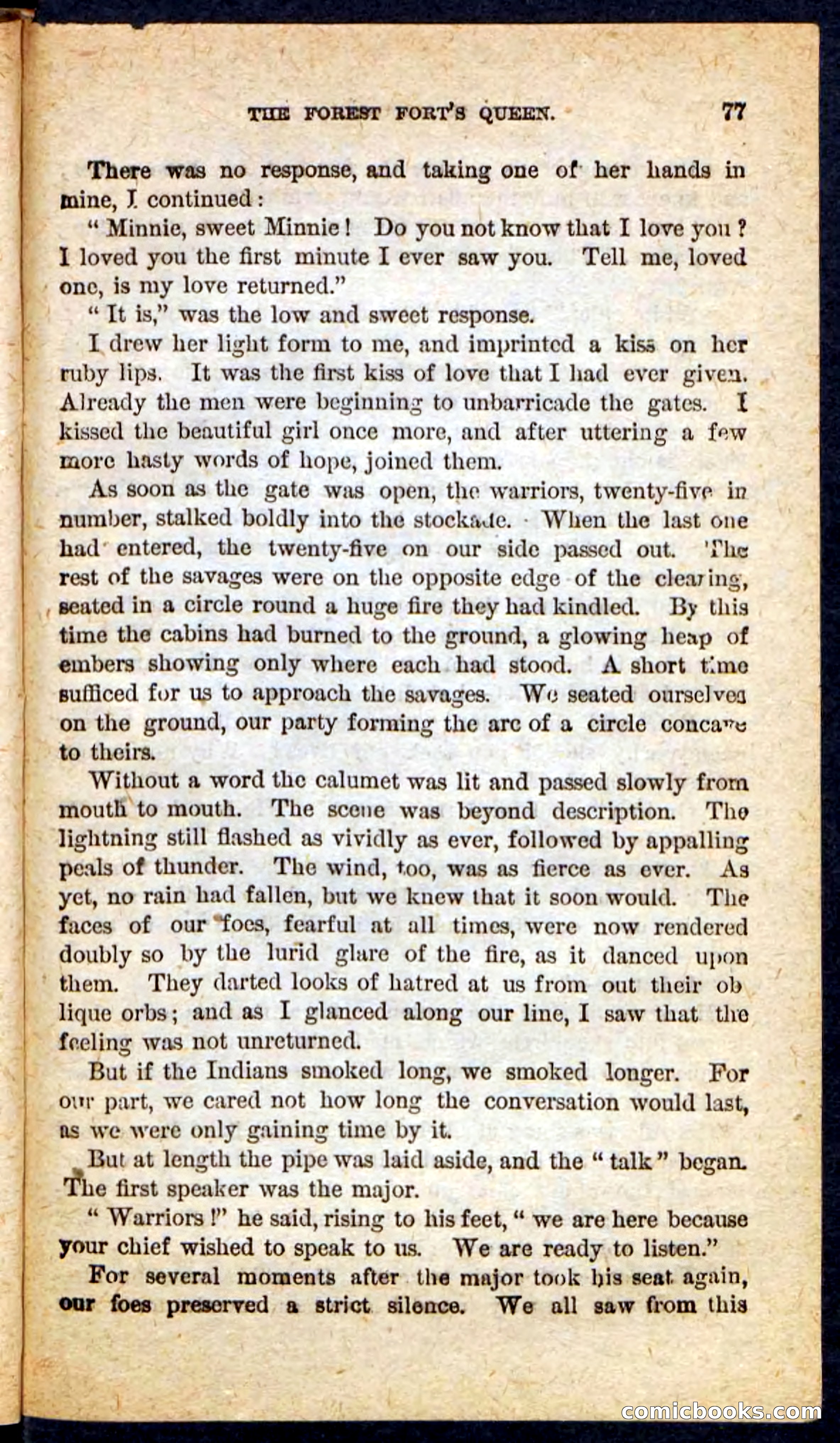 Beadle's Pocket Novels No. 136: Scarlet Moccasin — page 73 of 100