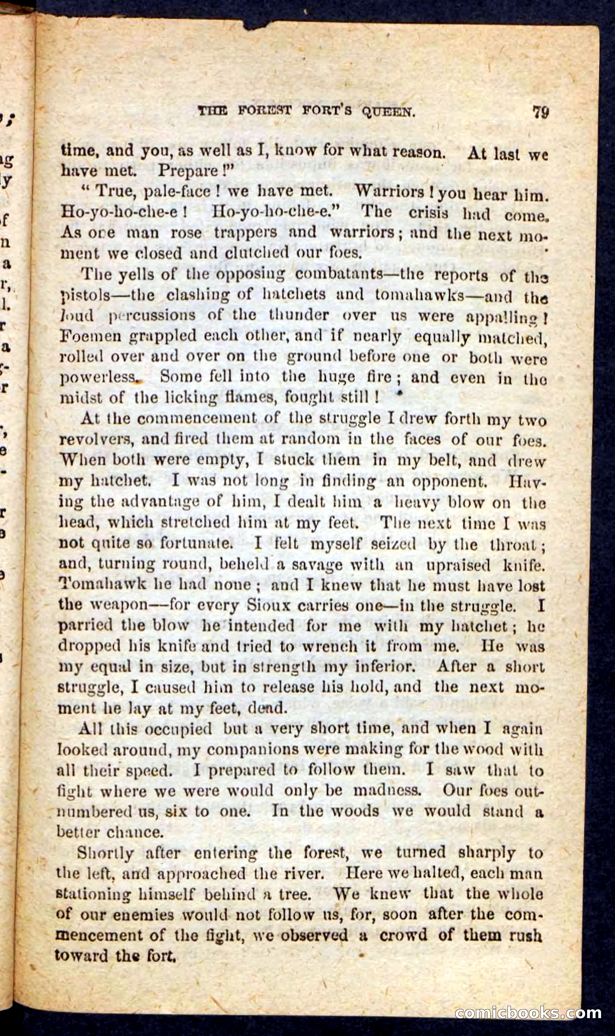 Beadle's Pocket Novels No. 136: Scarlet Moccasin — page 75 of 100