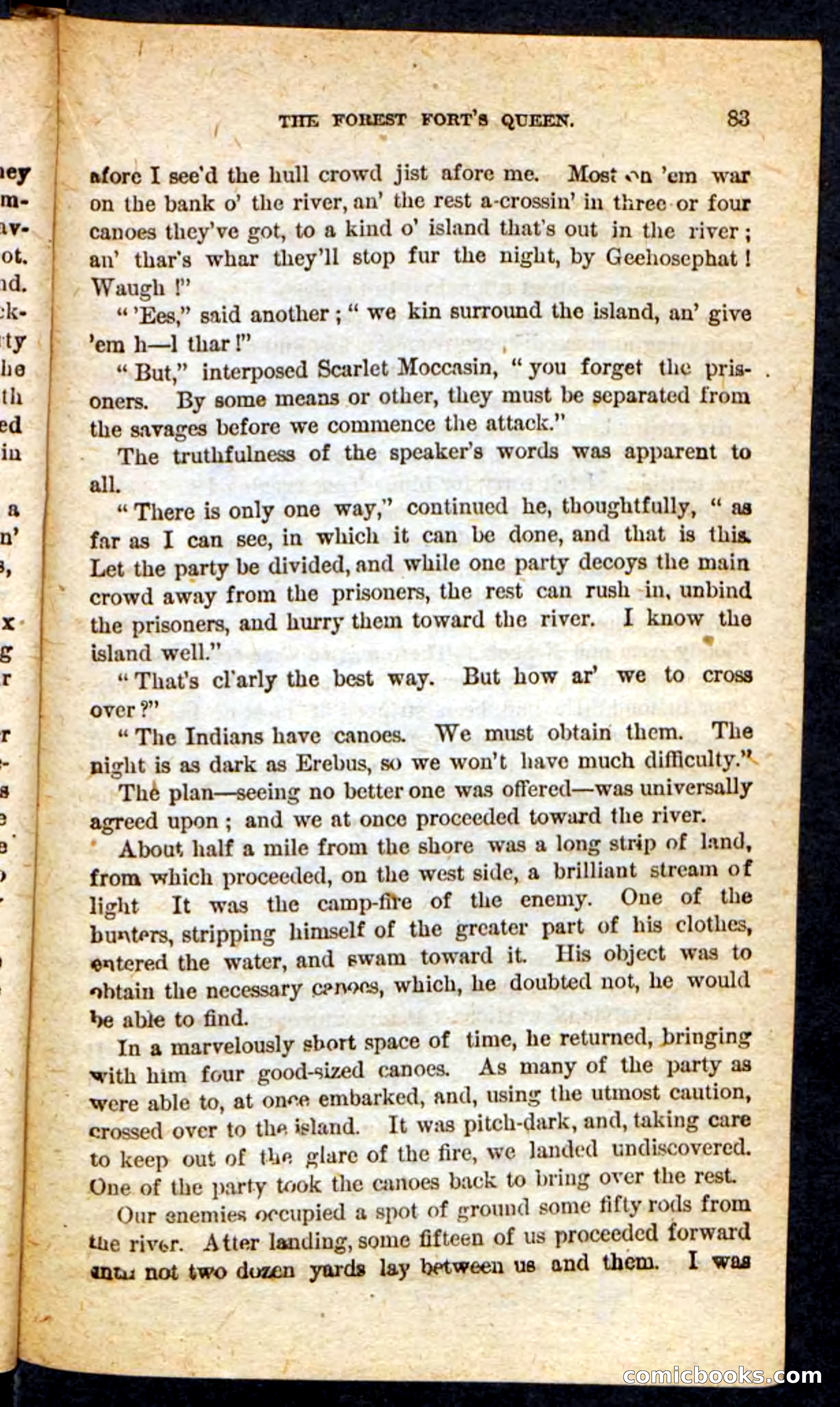 Beadle's Pocket Novels No. 136: Scarlet Moccasin — page 79 of 100