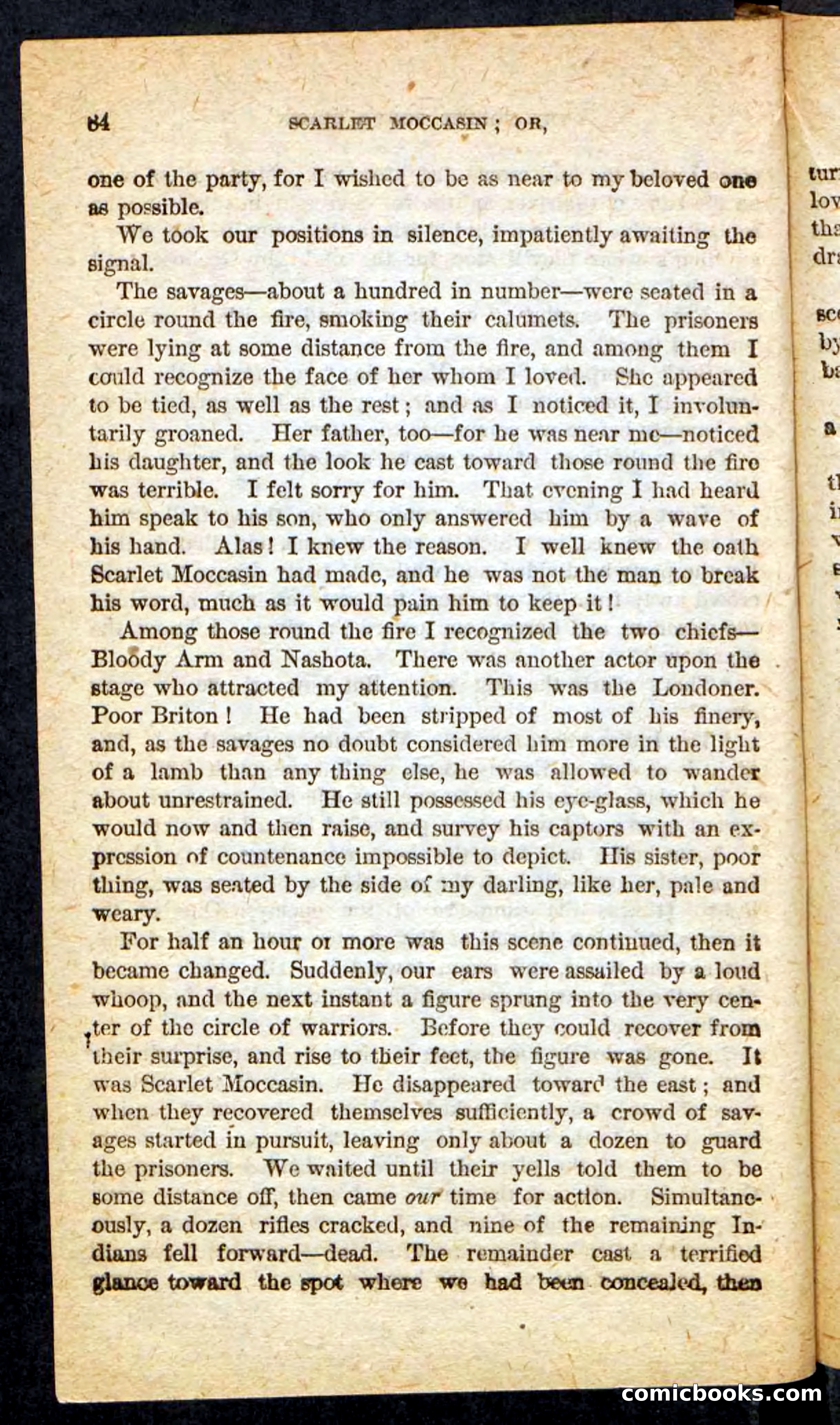 Beadle's Pocket Novels No. 136: Scarlet Moccasin — page 80 of 100