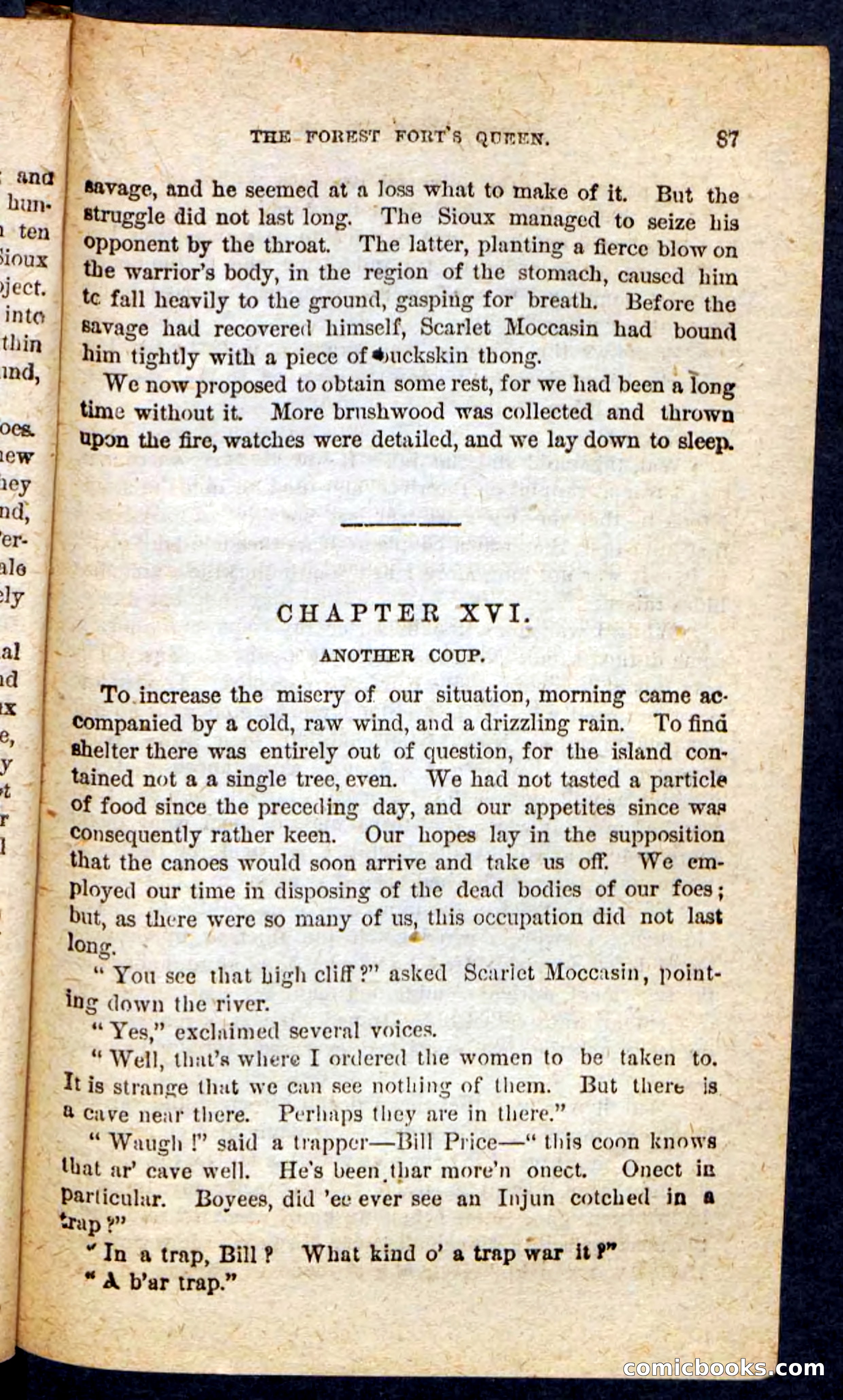 Beadle's Pocket Novels No. 136: Scarlet Moccasin — page 83 of 100