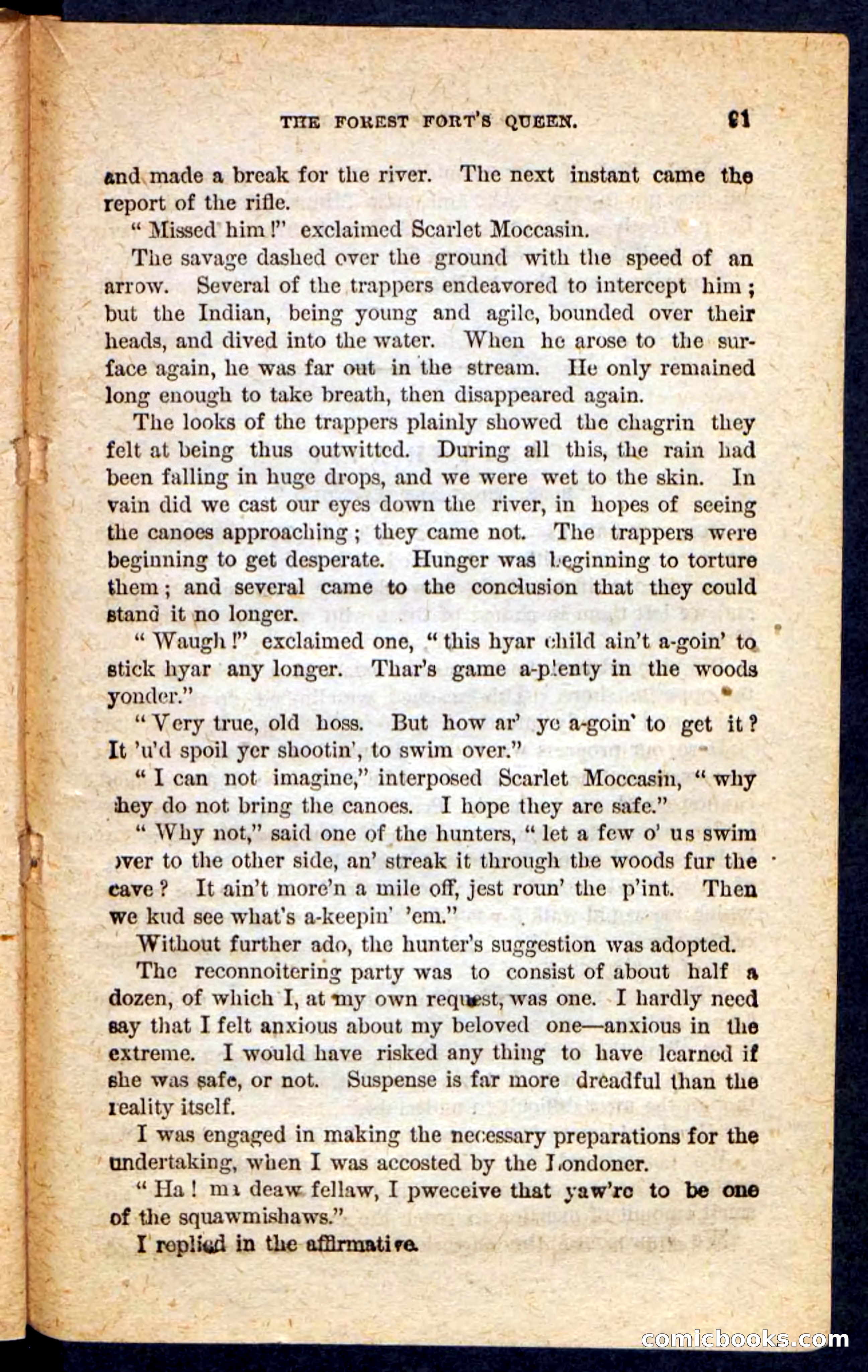 Beadle's Pocket Novels No. 136: Scarlet Moccasin — page 87 of 100