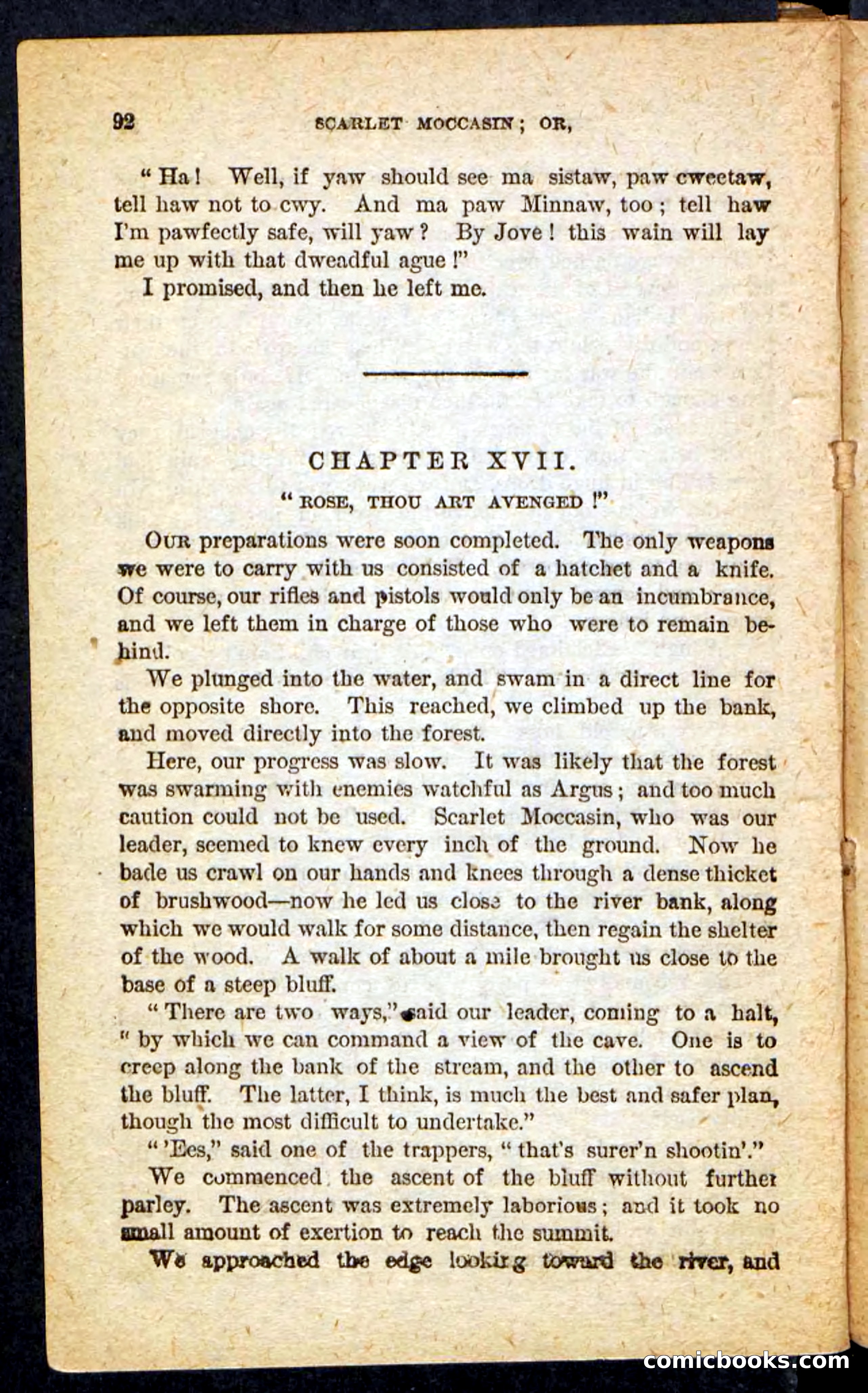 Beadle's Pocket Novels No. 136: Scarlet Moccasin — page 88 of 100