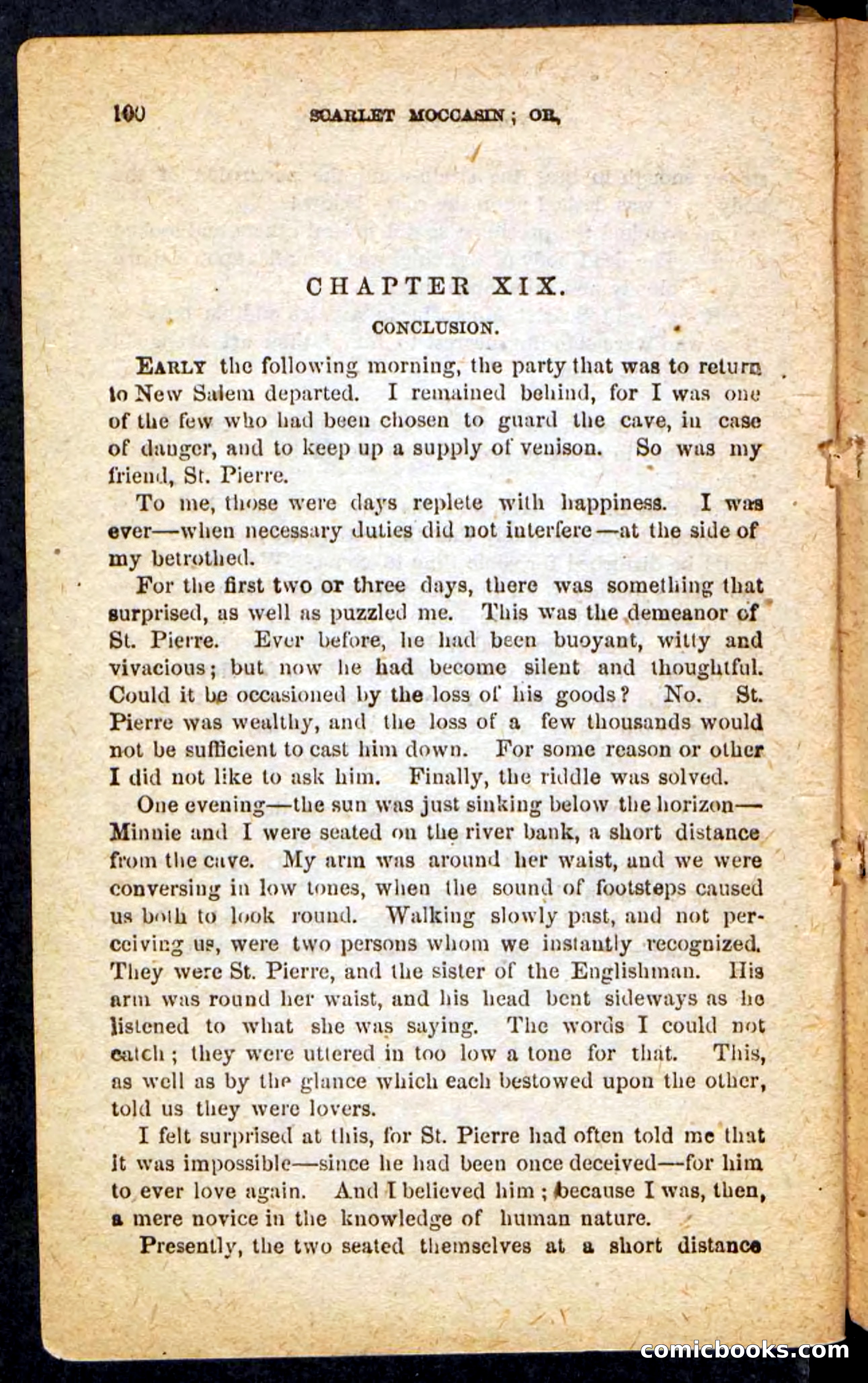 Beadle's Pocket Novels No. 136: Scarlet Moccasin — page 96 of 100