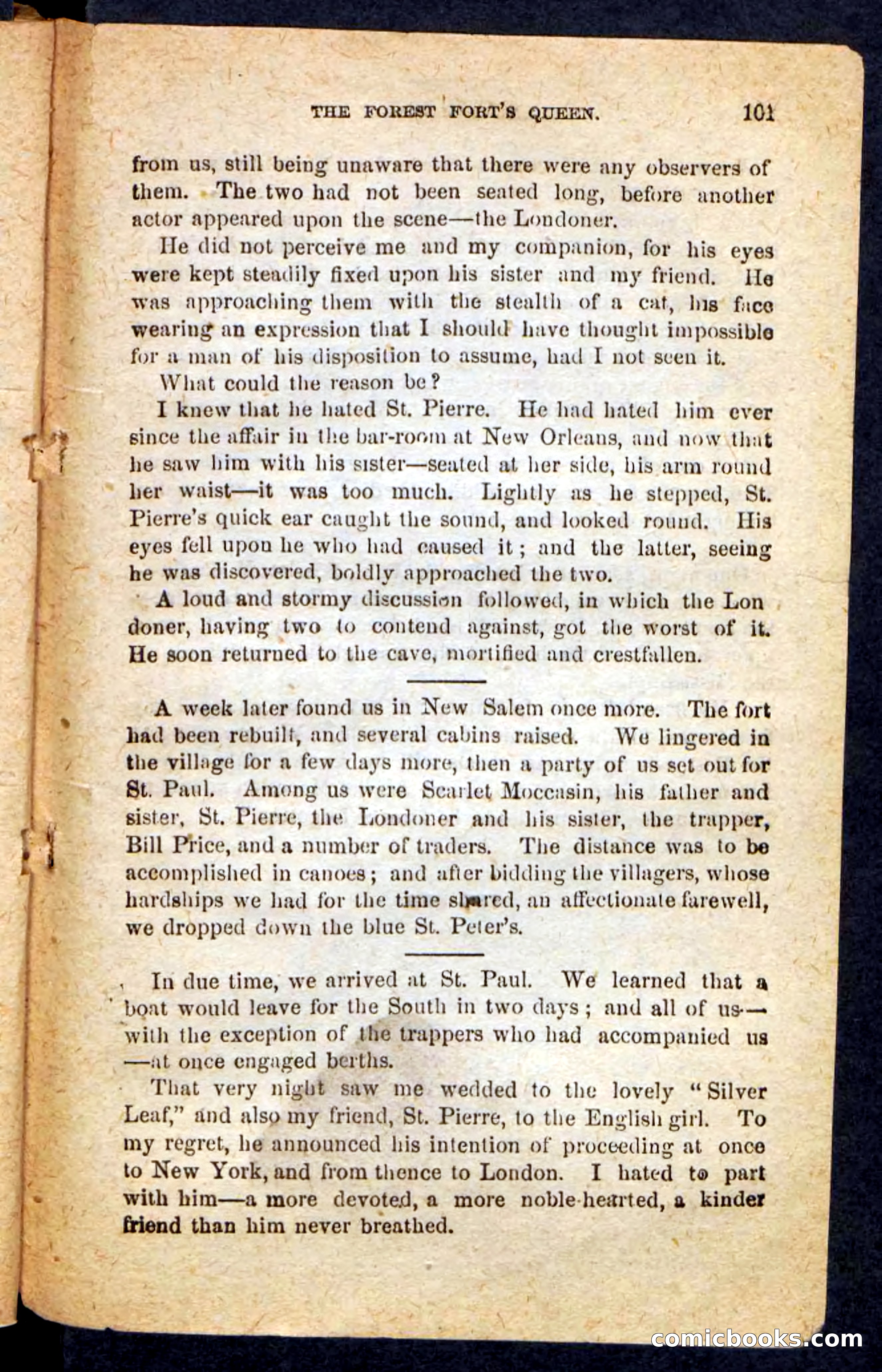 Beadle's Pocket Novels No. 136: Scarlet Moccasin — page 97 of 100