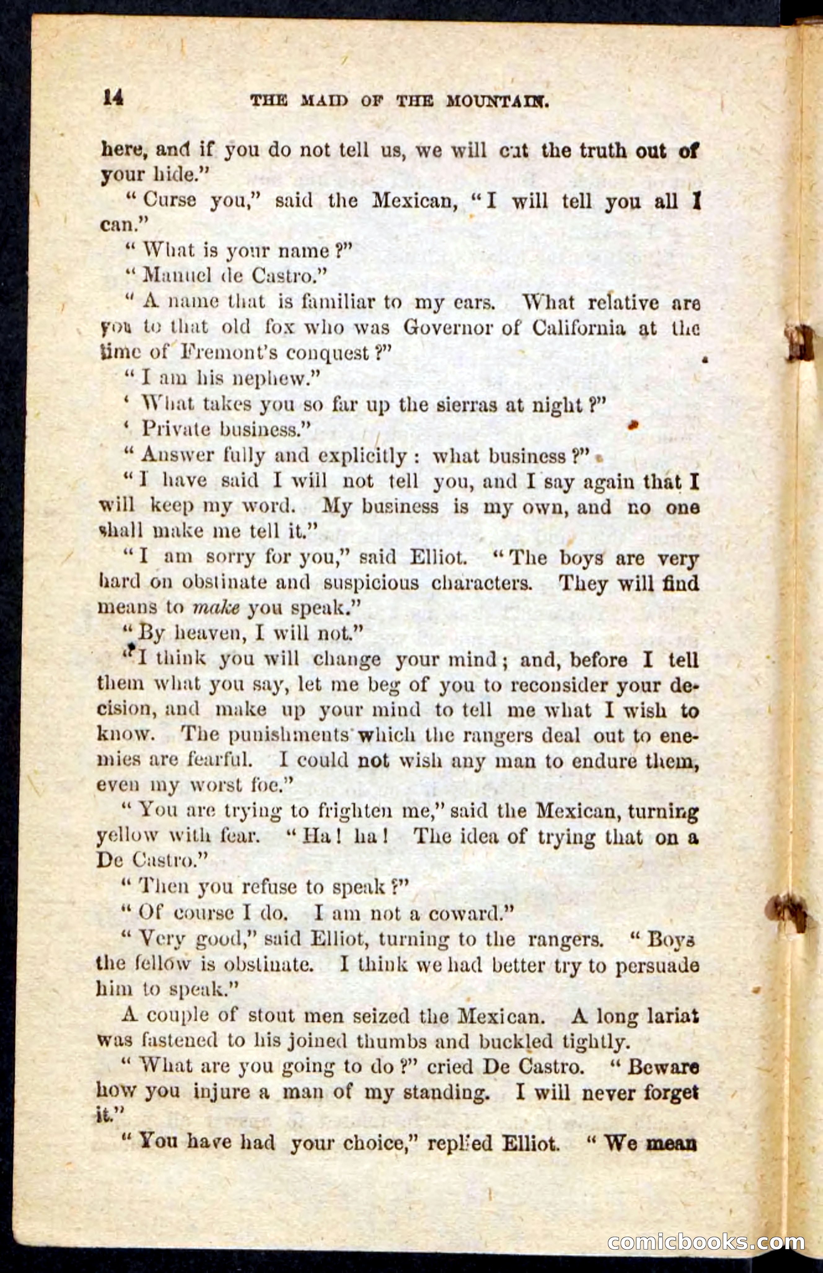 Beadle's Pocket Novels: Maid of the Mountain — page 10 of 100