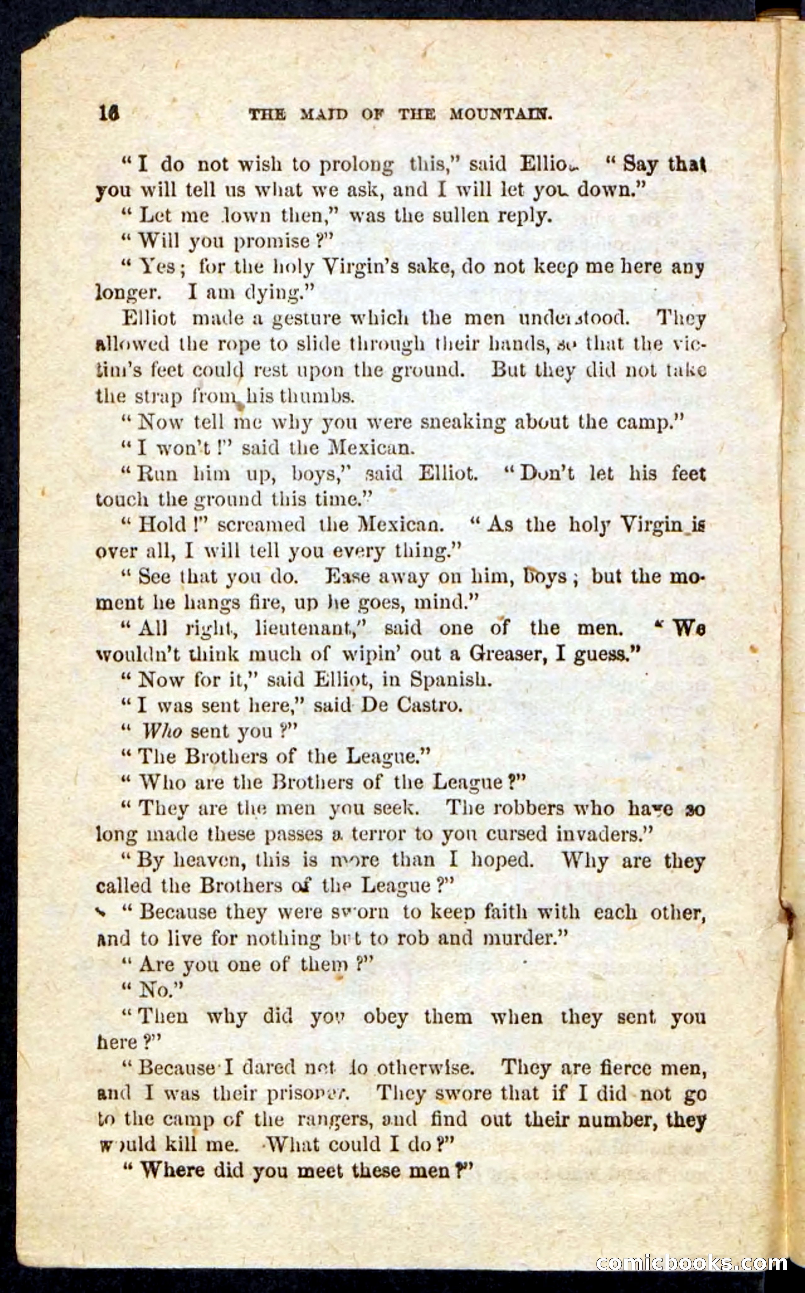 Beadle's Pocket Novels: Maid of the Mountain — page 12 of 100
