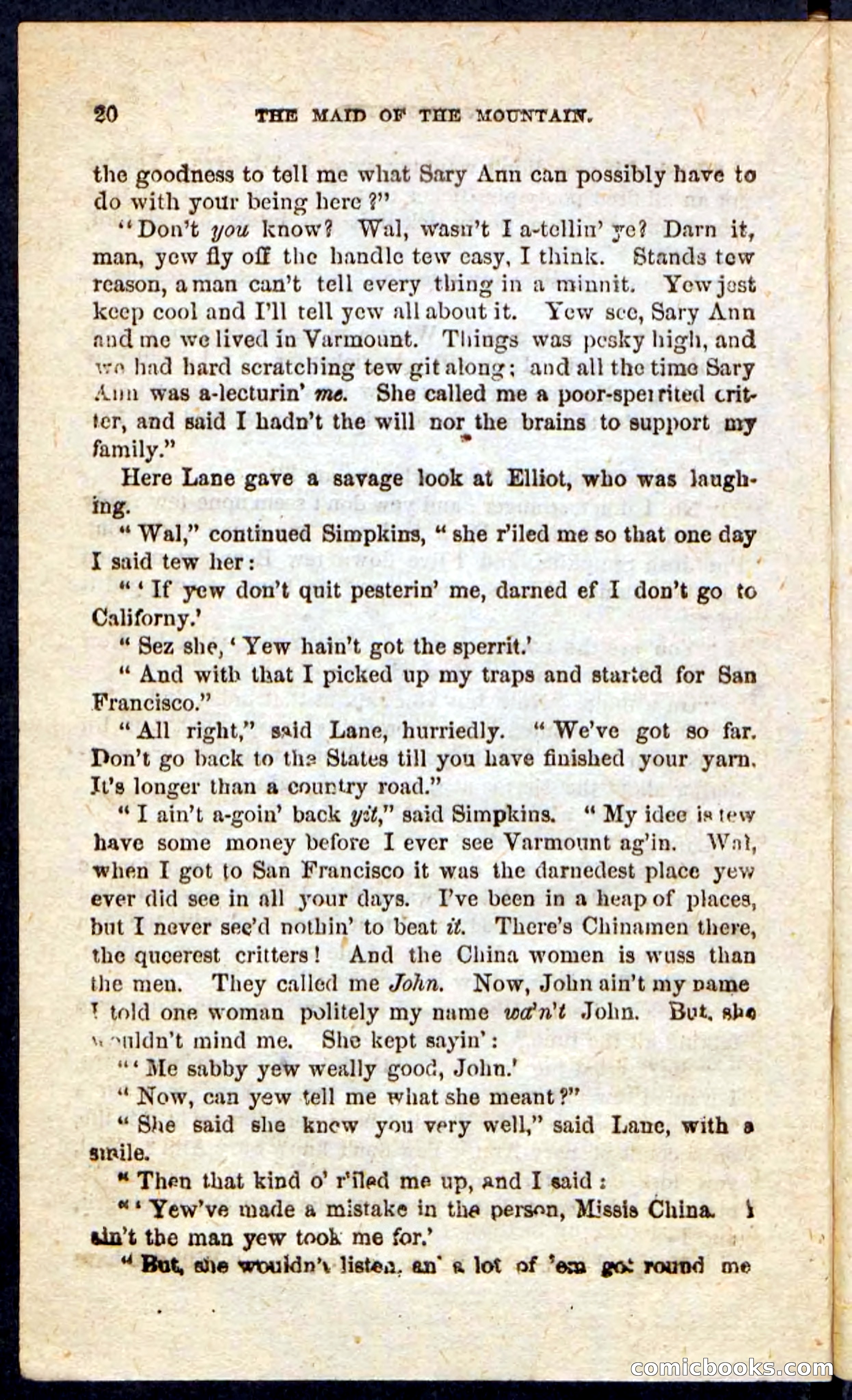 Beadle's Pocket Novels: Maid of the Mountain — page 16 of 100