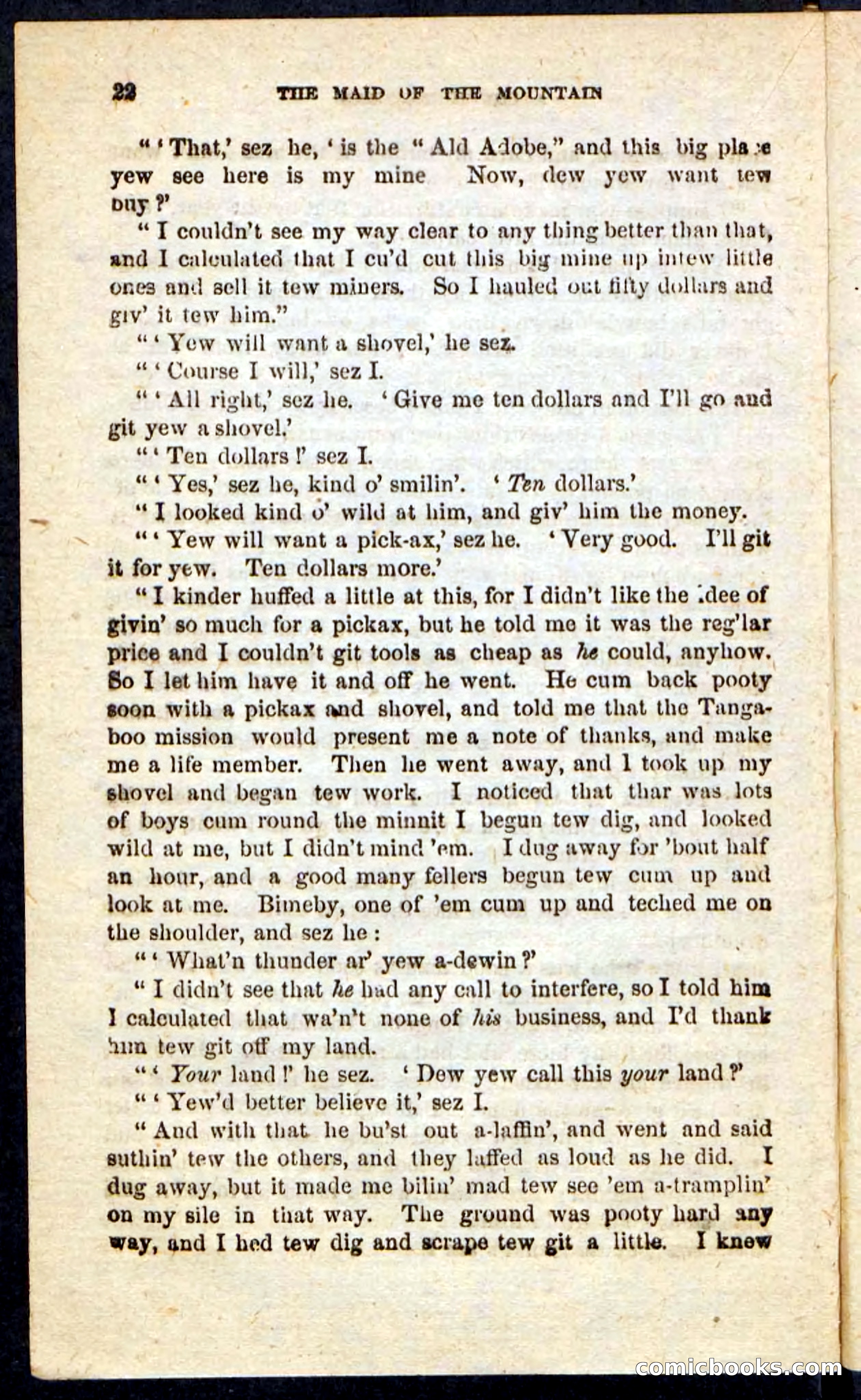 Beadle's Pocket Novels: Maid of the Mountain — page 18 of 100