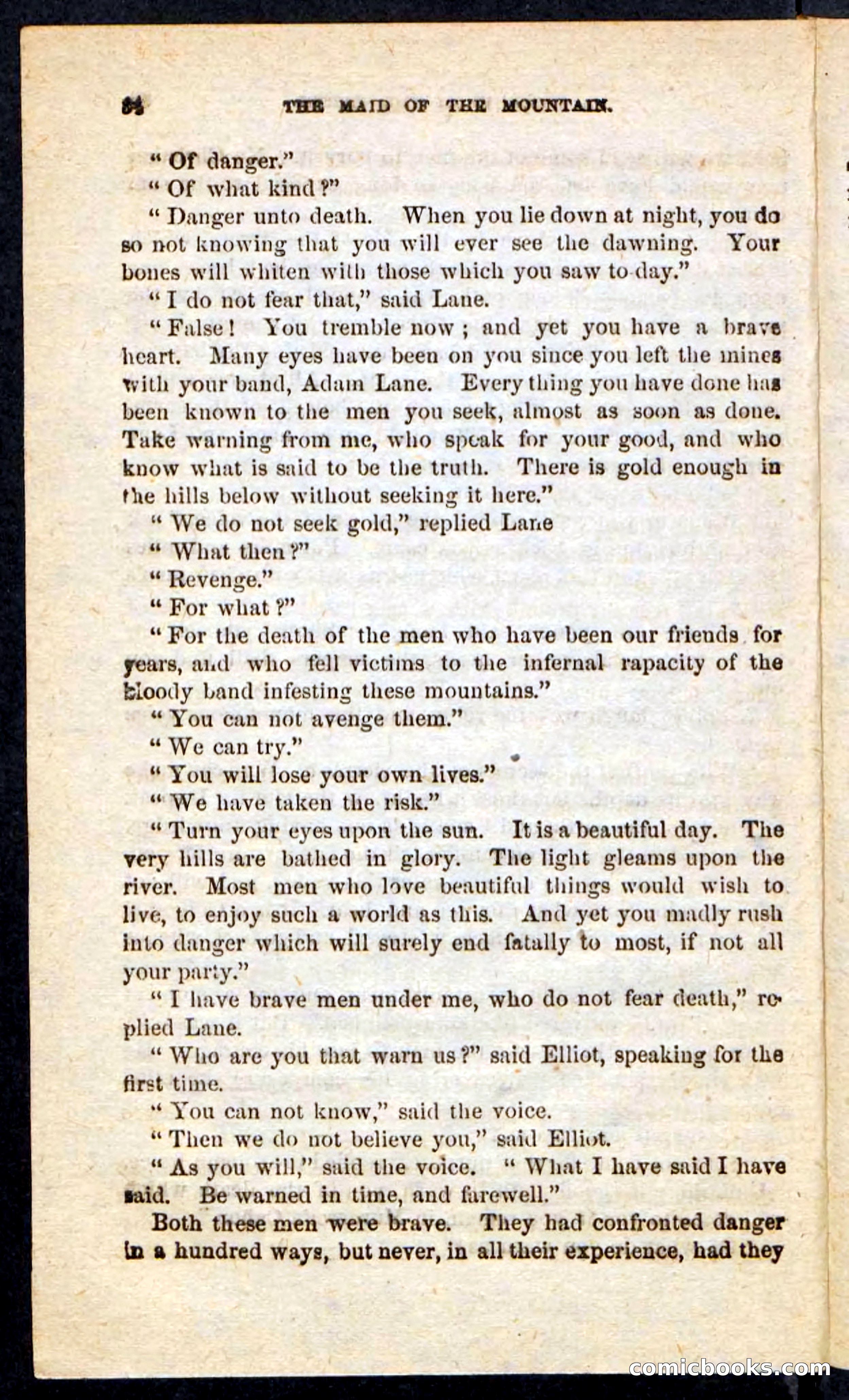 Beadle's Pocket Novels: Maid of the Mountain — page 30 of 100