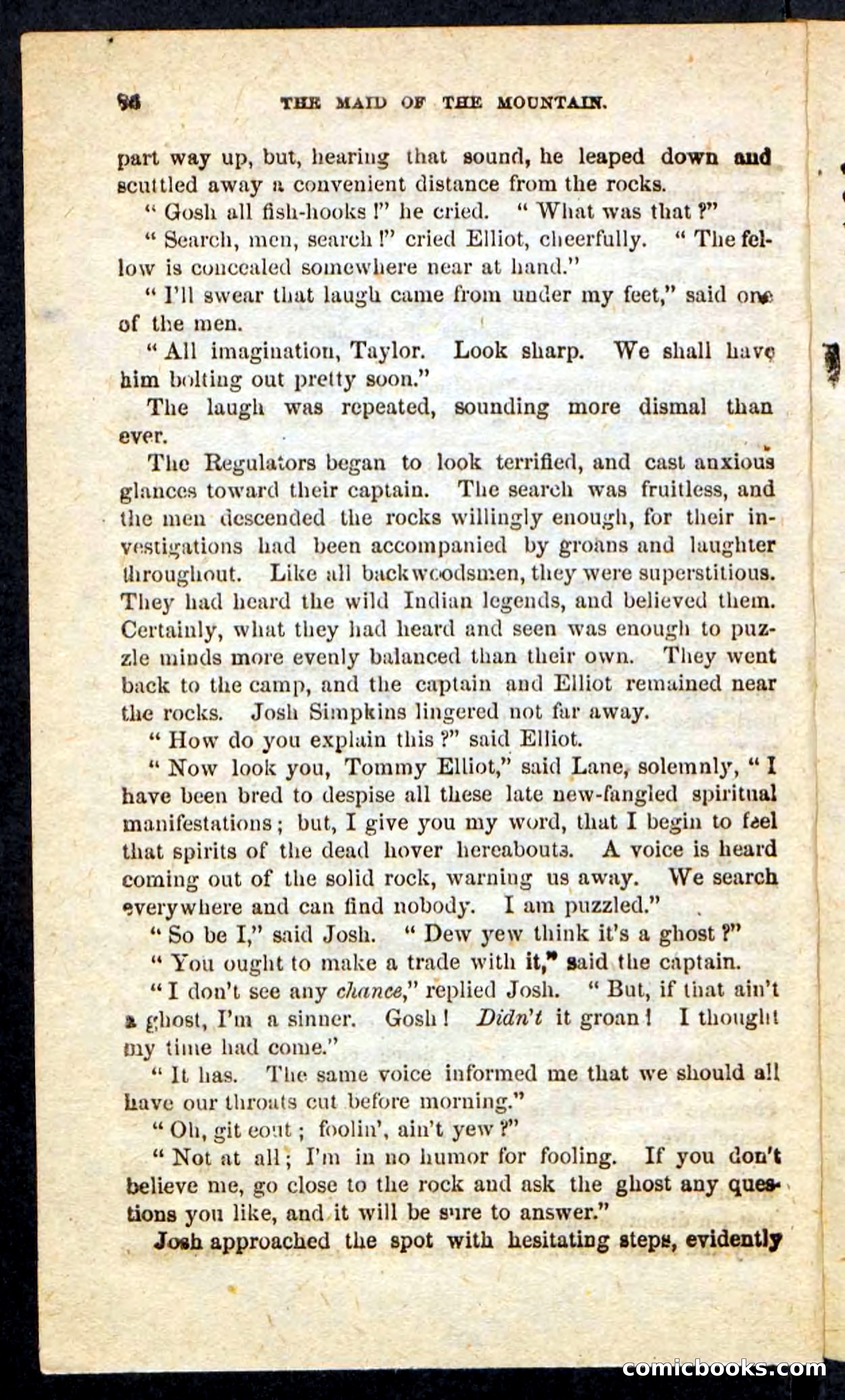 Beadle's Pocket Novels: Maid of the Mountain — page 32 of 100