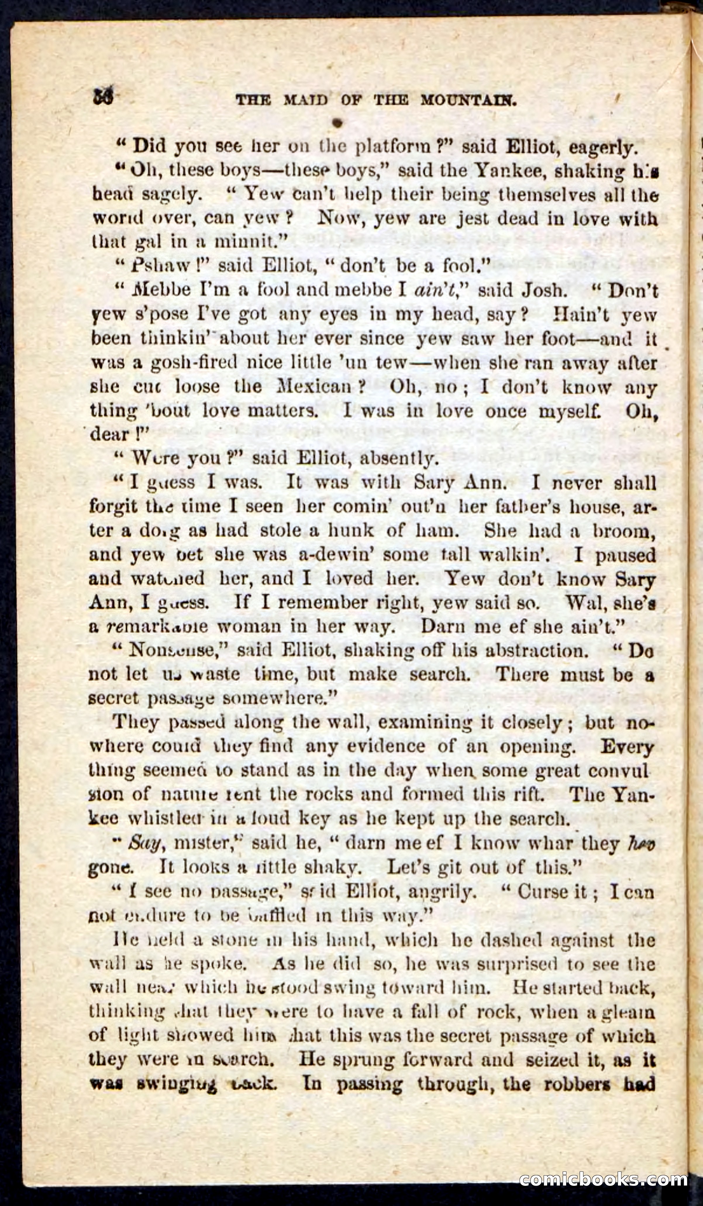 Beadle's Pocket Novels: Maid of the Mountain — page 52 of 100