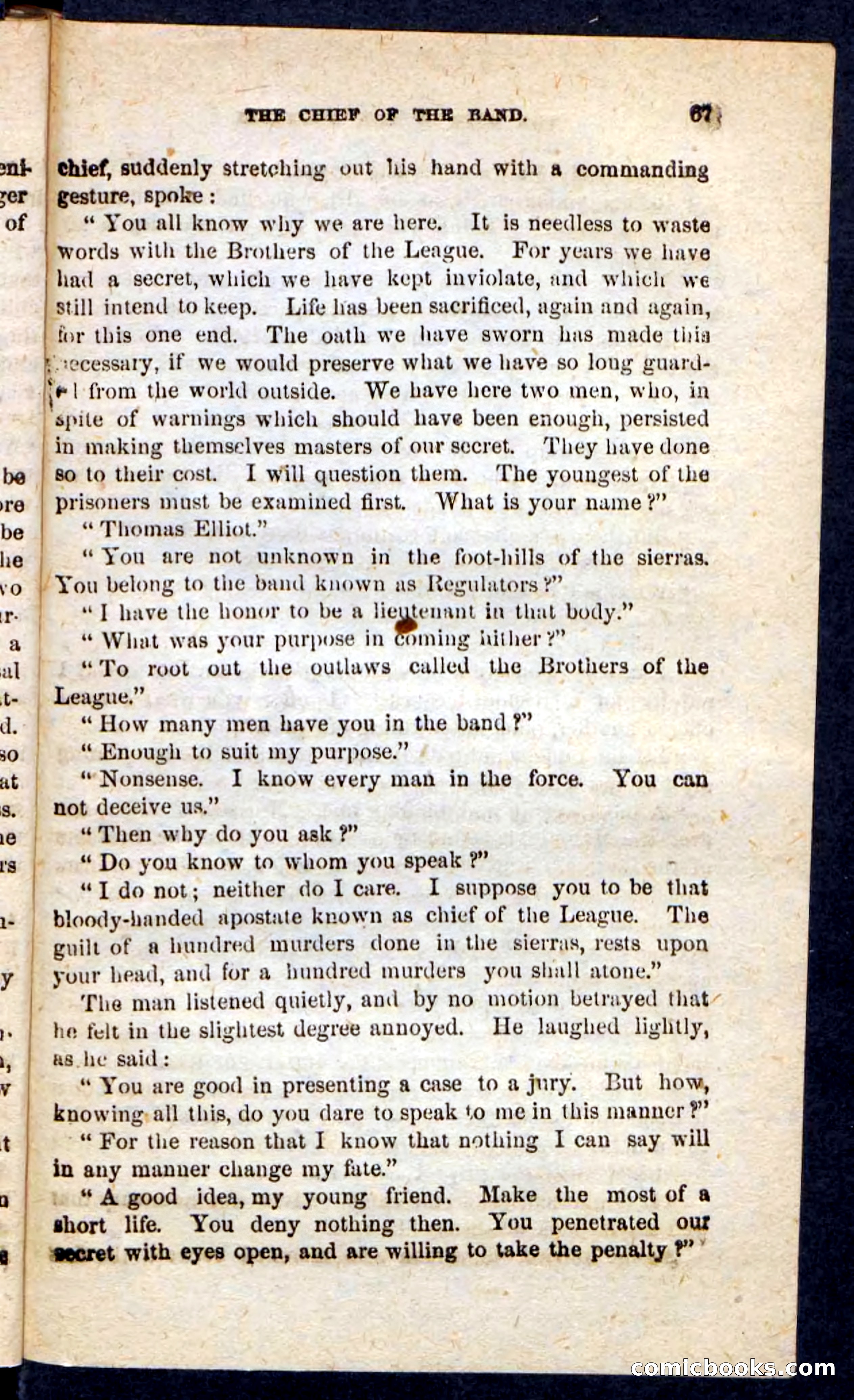 Beadle's Pocket Novels: Maid of the Mountain — page 63 of 100