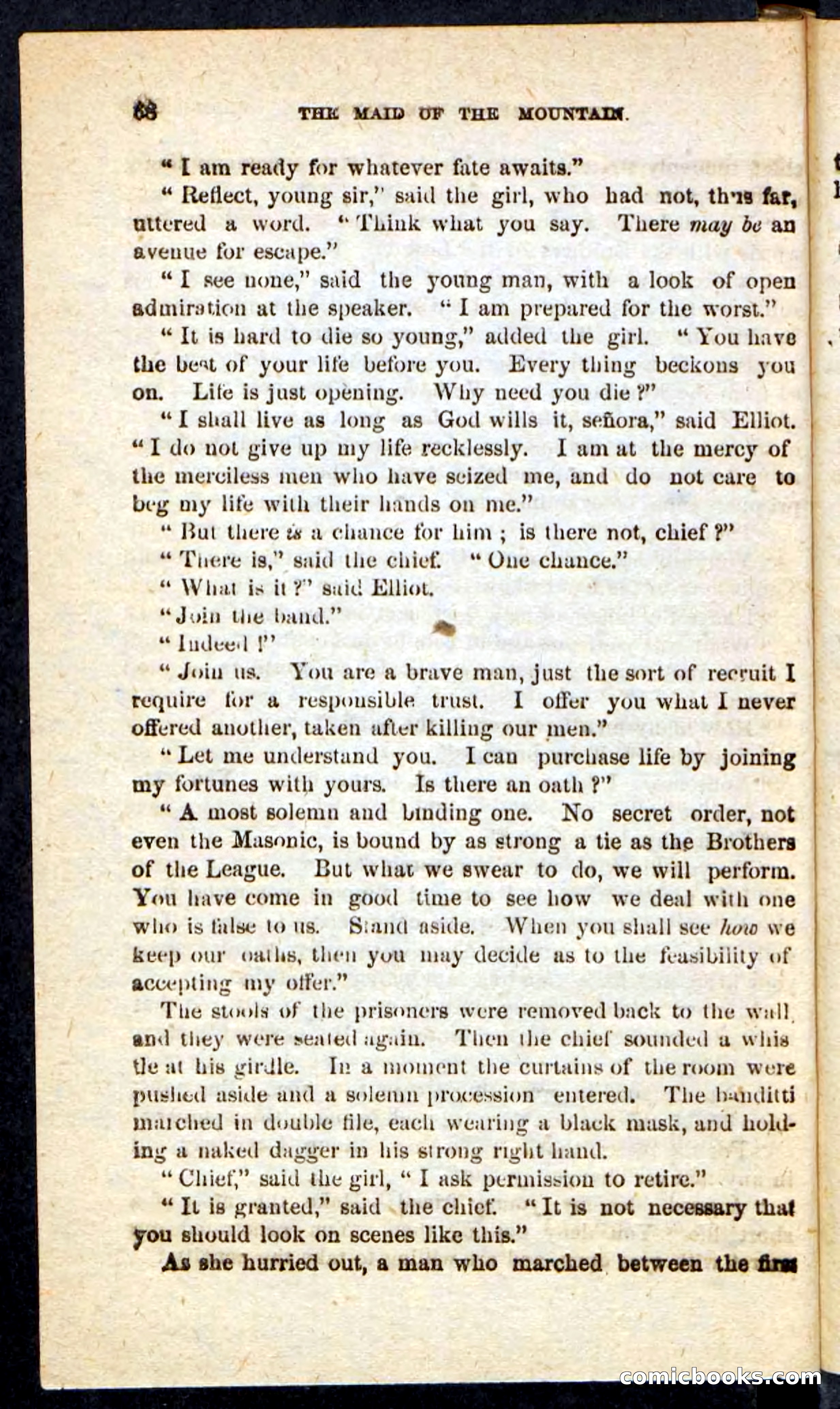 Beadle's Pocket Novels: Maid of the Mountain — page 64 of 100