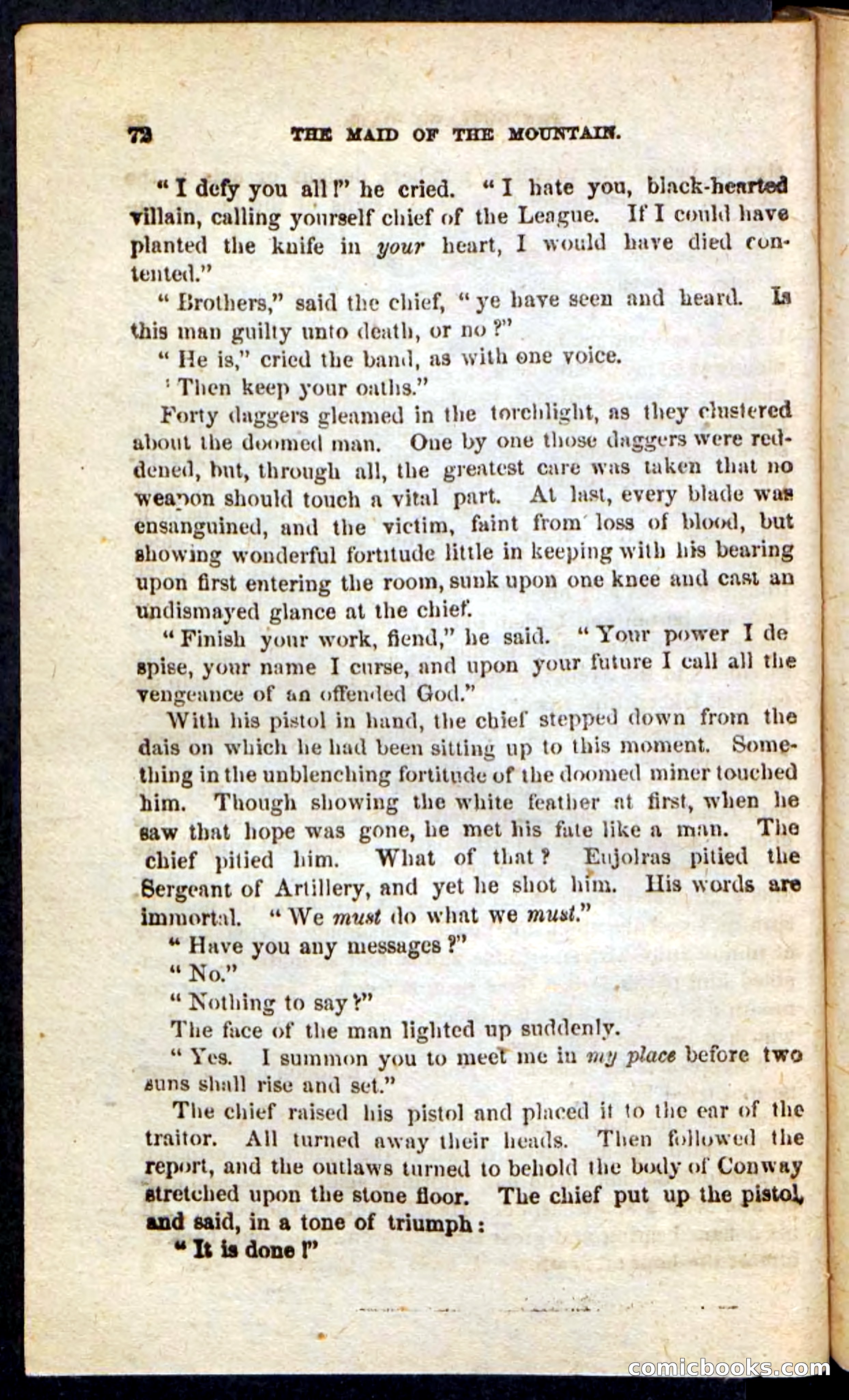 Beadle's Pocket Novels: Maid of the Mountain — page 68 of 100