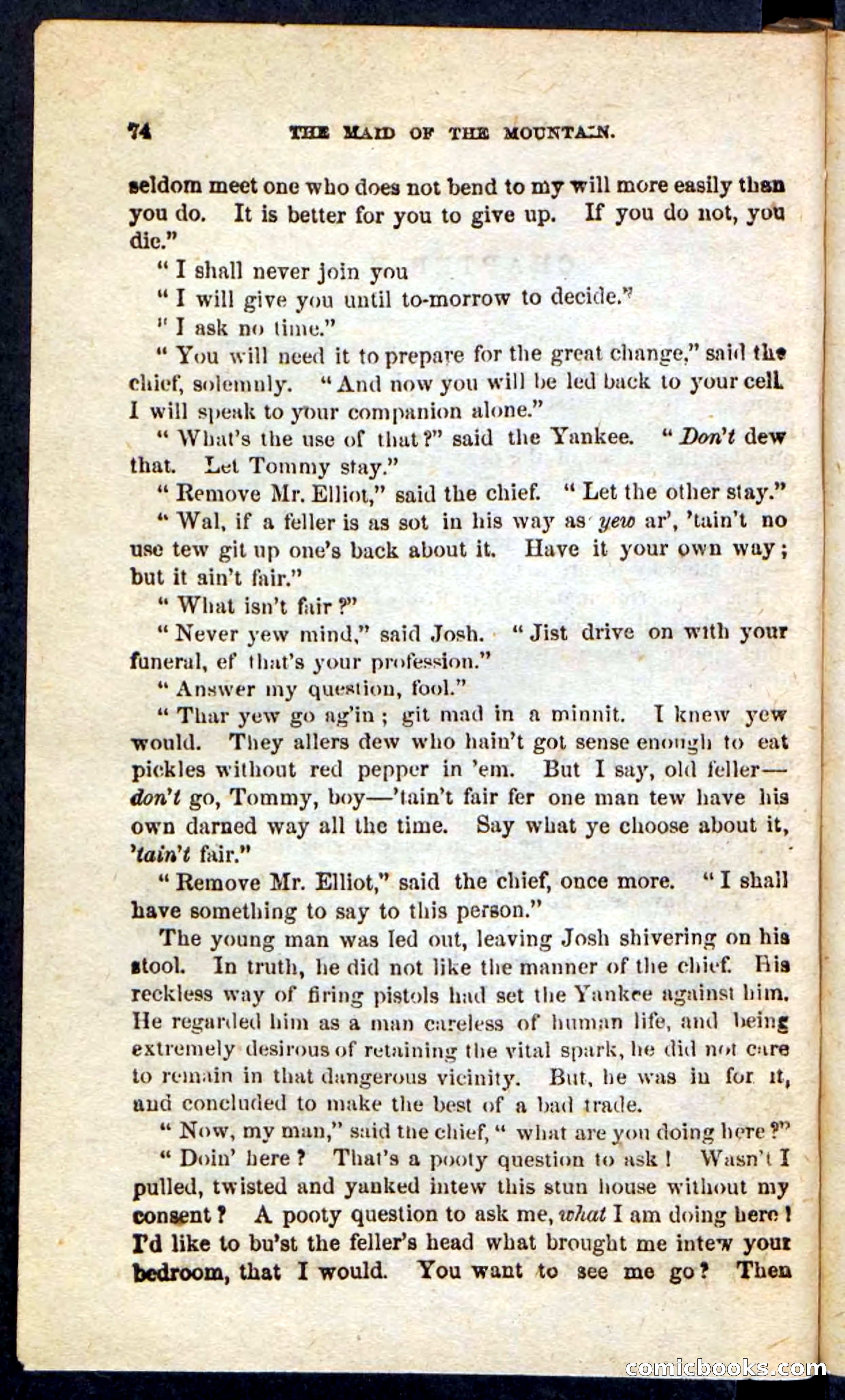 Beadle's Pocket Novels: Maid of the Mountain — page 70 of 100