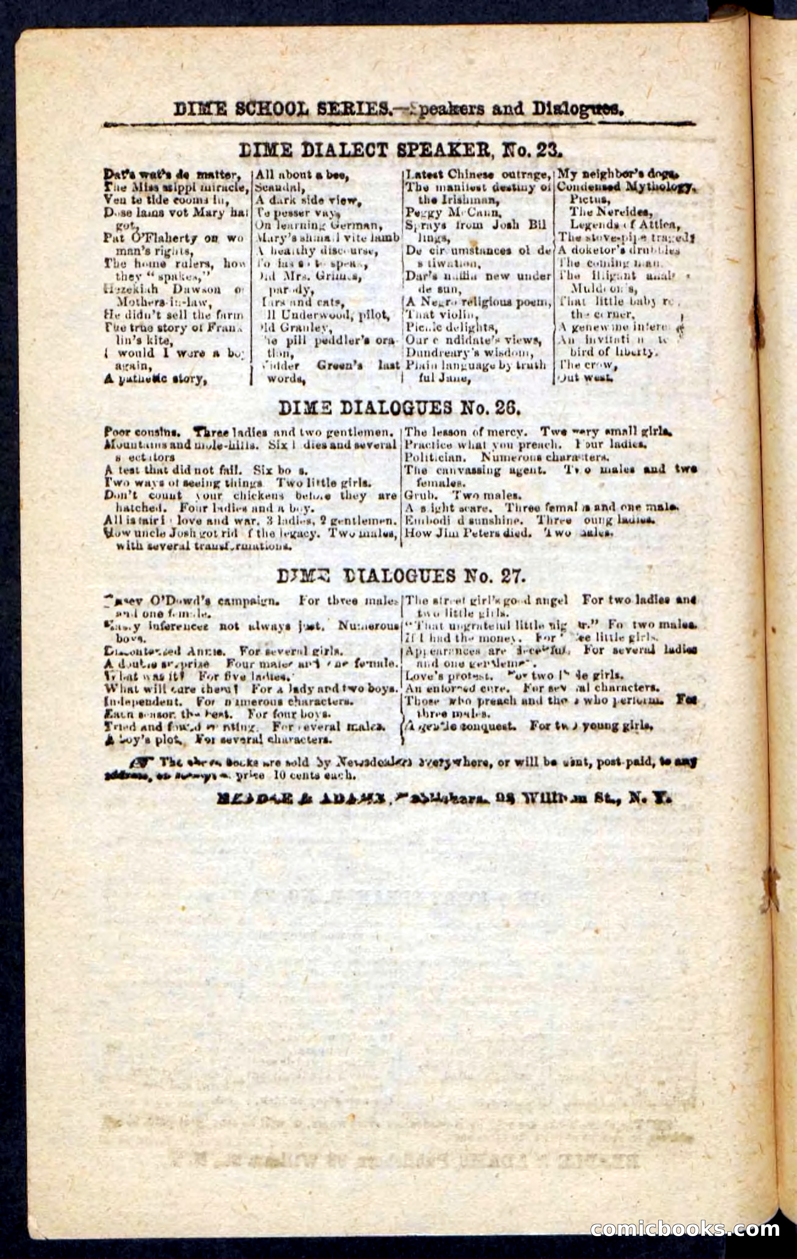 Beadle's Pocket Novels: Maid of the Mountain — page 96 of 100