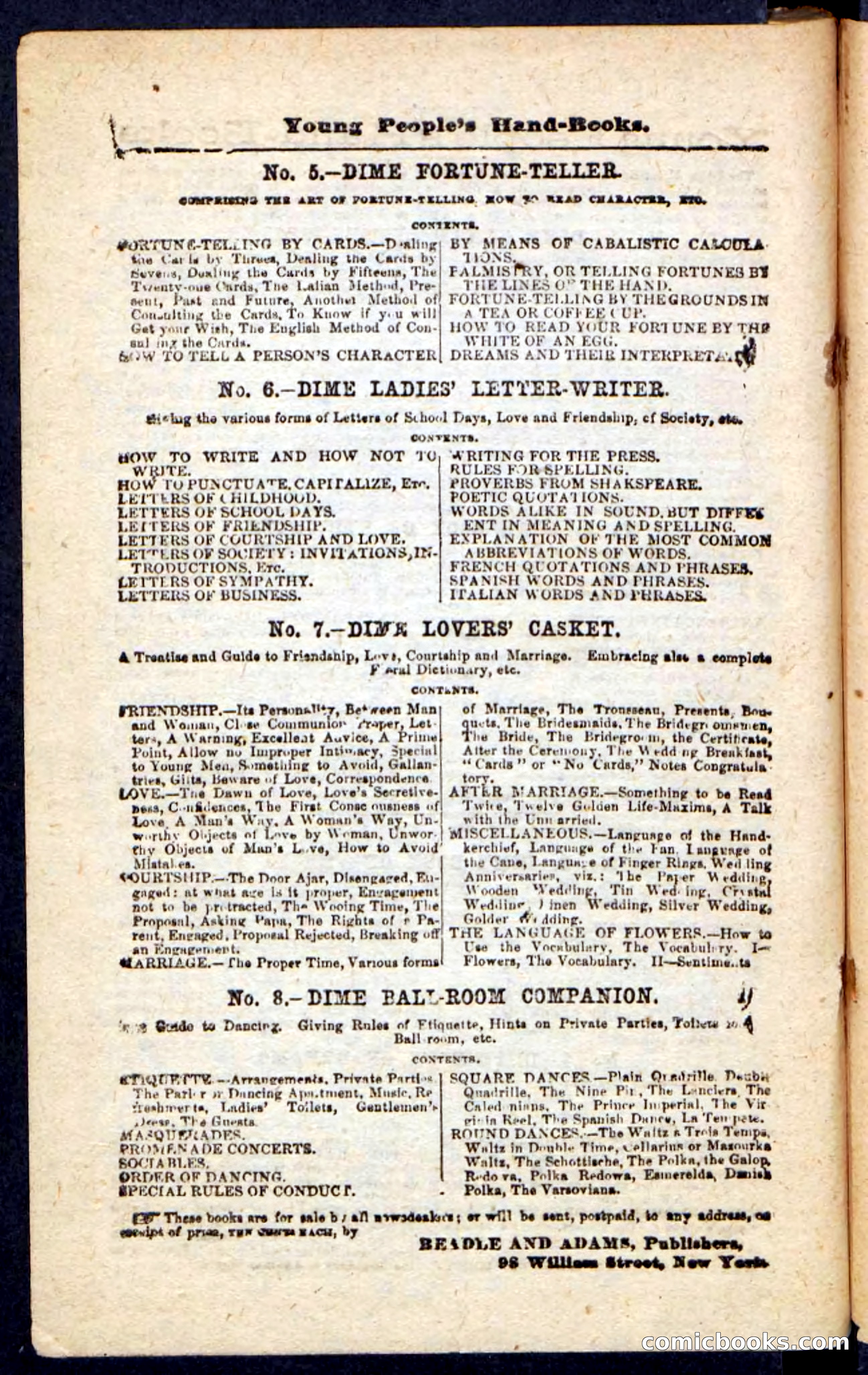 Beadle's Pocket Novels: Maid of the Mountain — page 98 of 100
