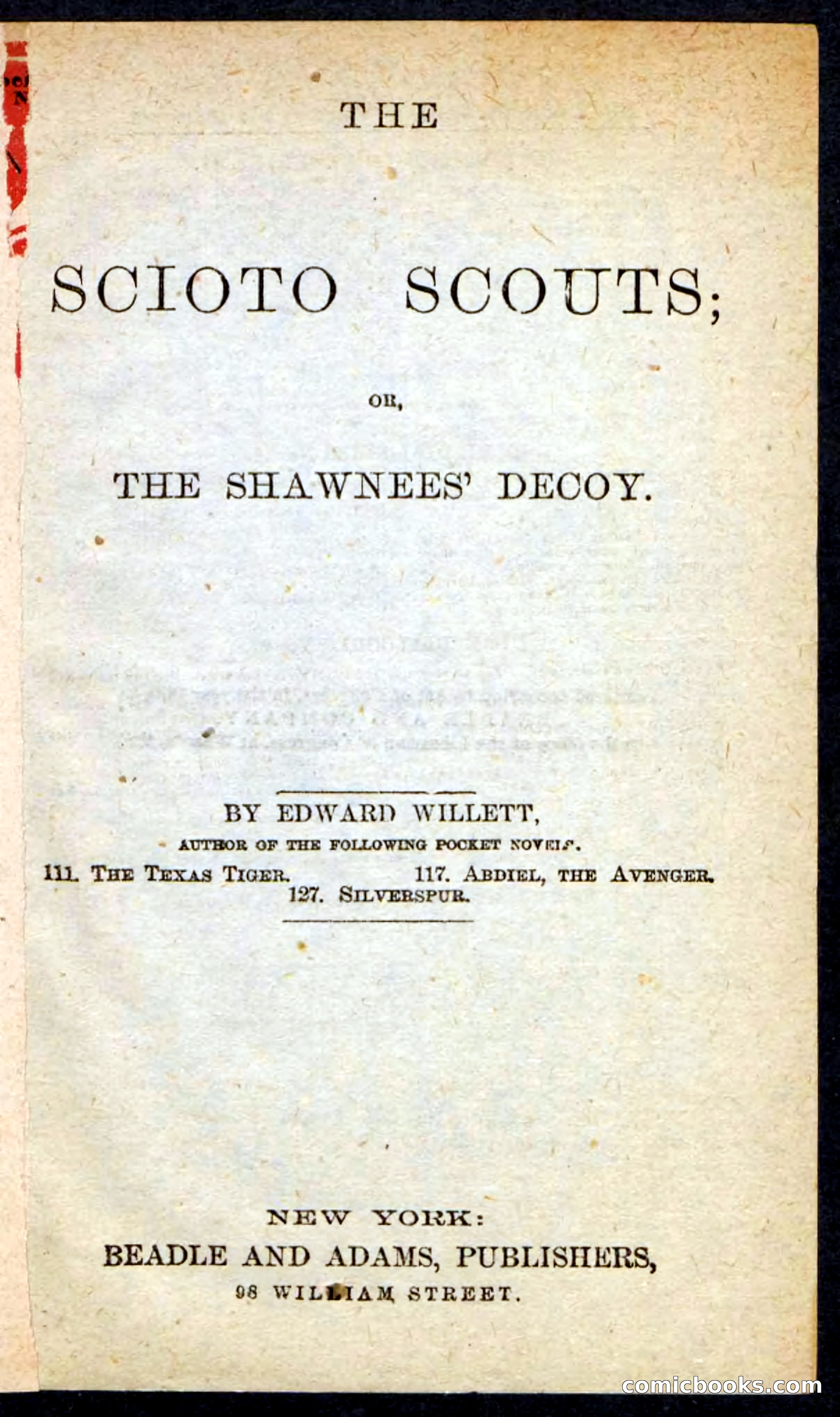 Beadle's Pocket Novels: The Scioto Scouts — page 3 of 100