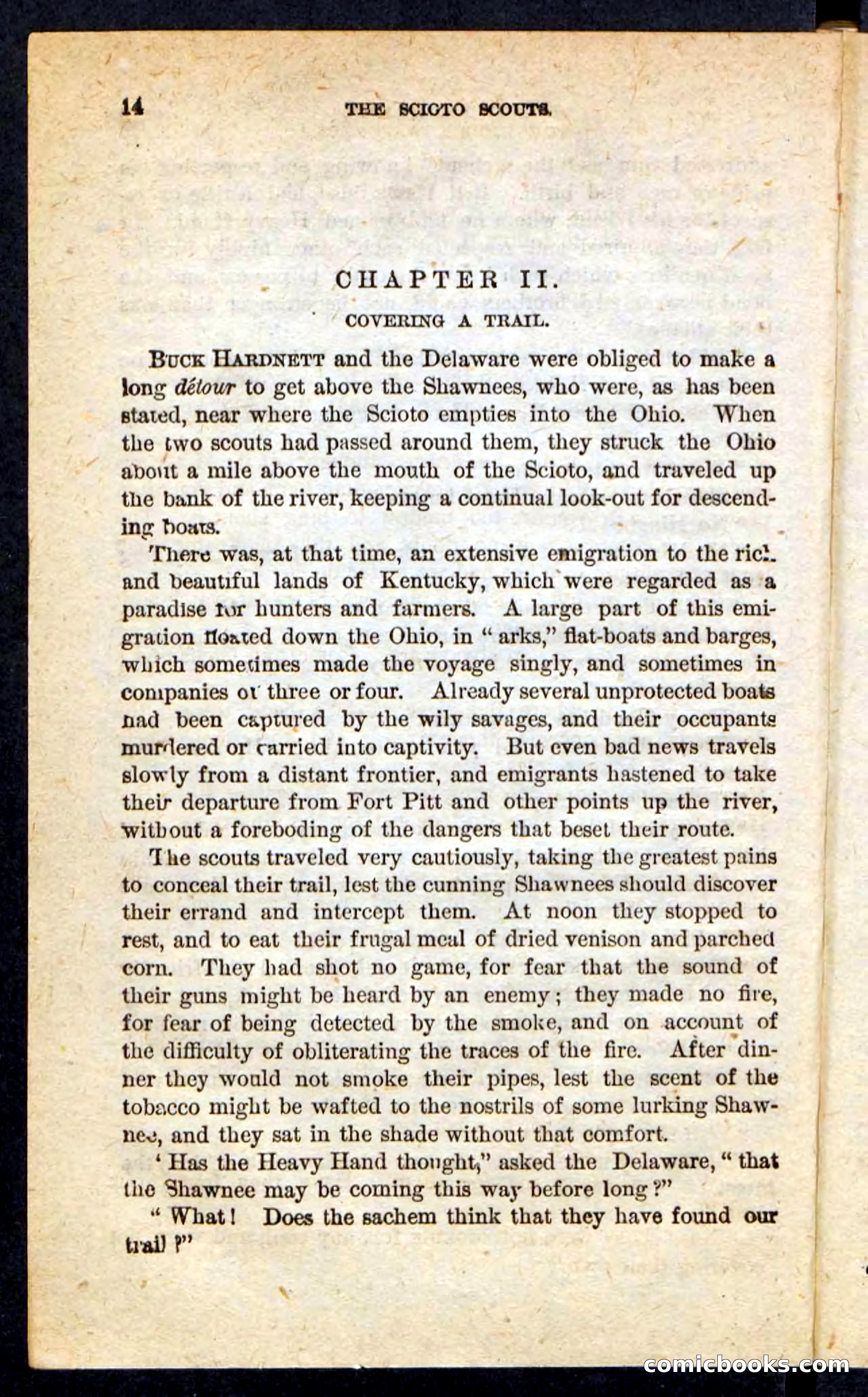 Beadle's Pocket Novels: The Scioto Scouts — page 10 of 100