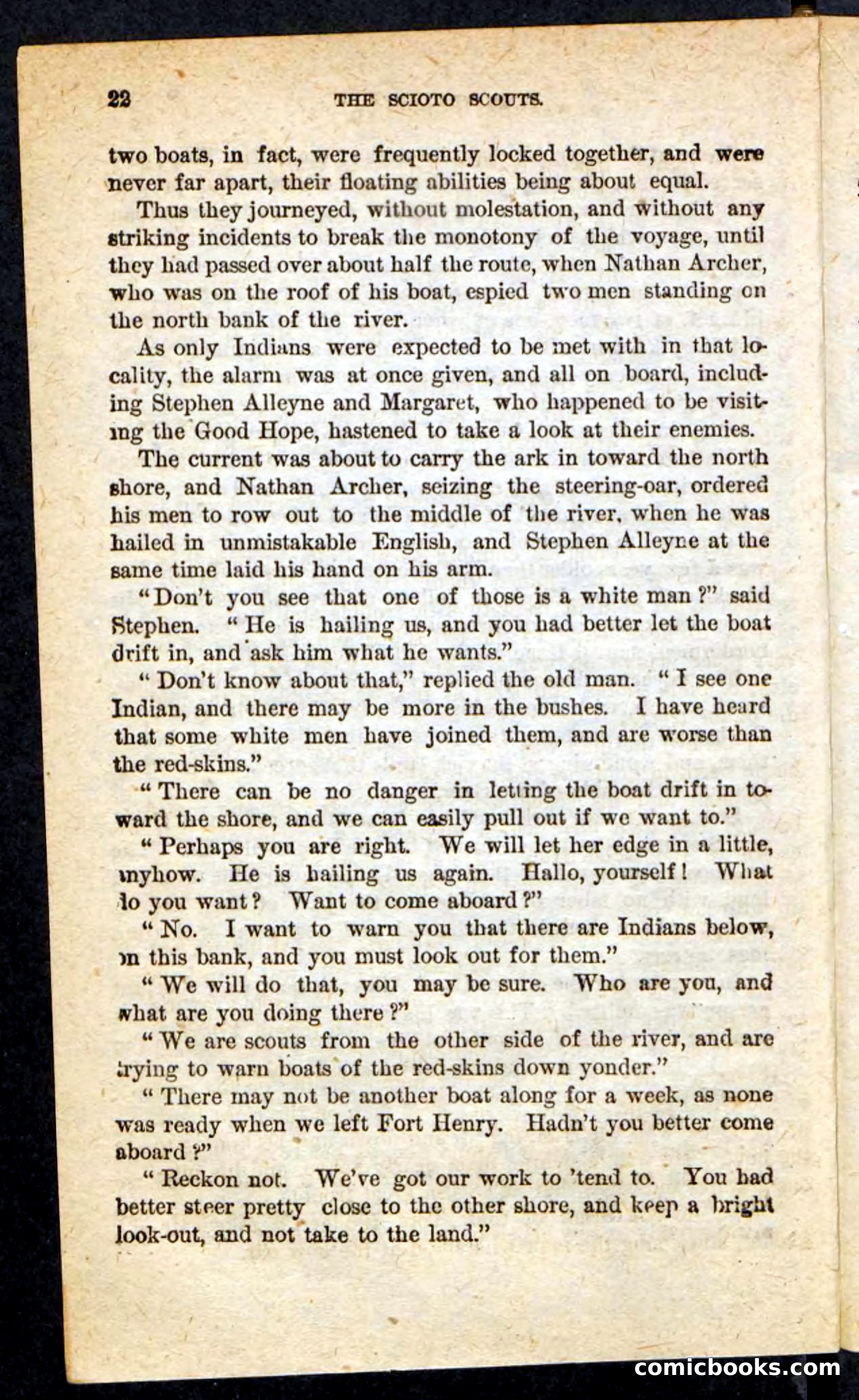Beadle's Pocket Novels: The Scioto Scouts — page 18 of 100