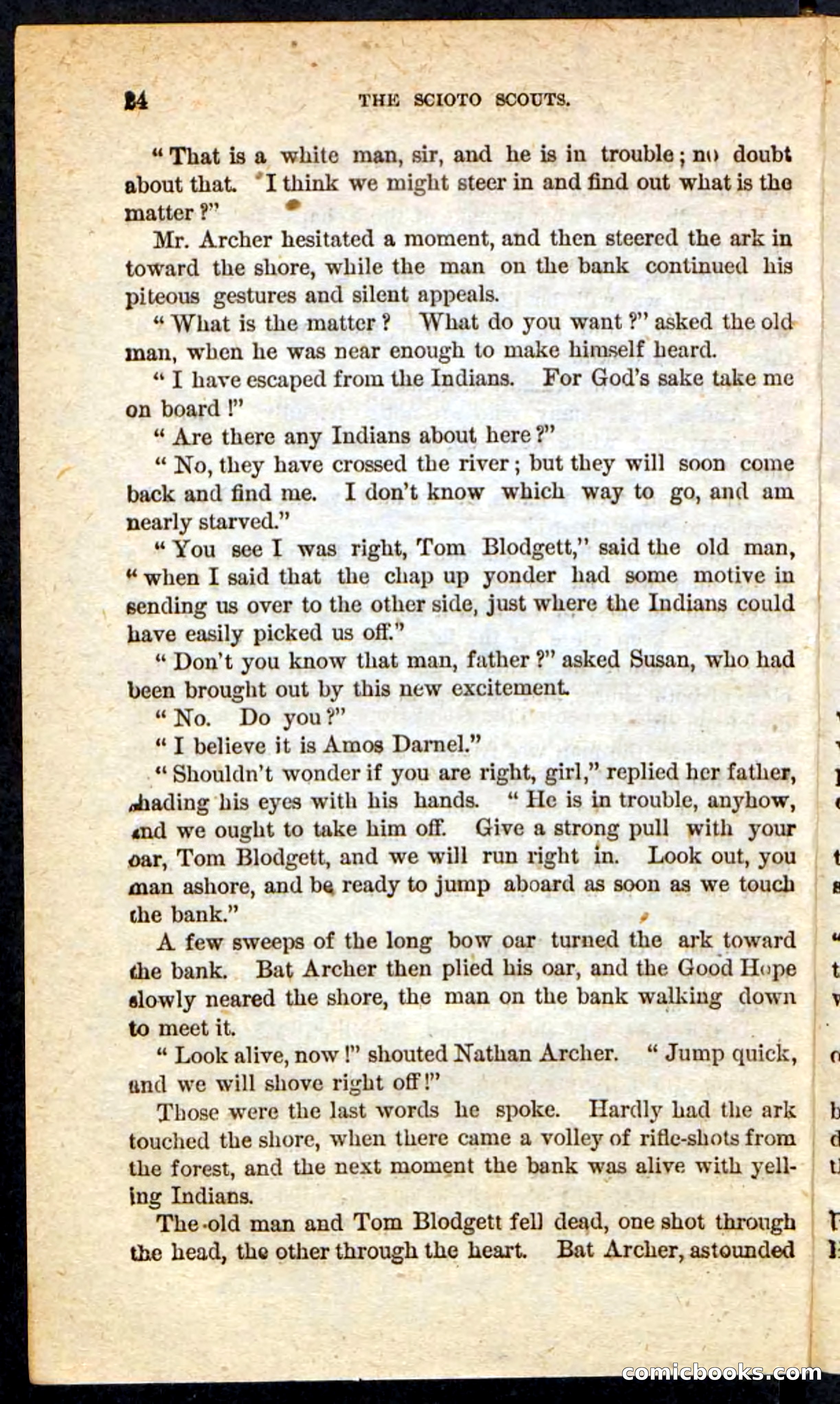 Beadle's Pocket Novels: The Scioto Scouts — page 20 of 100