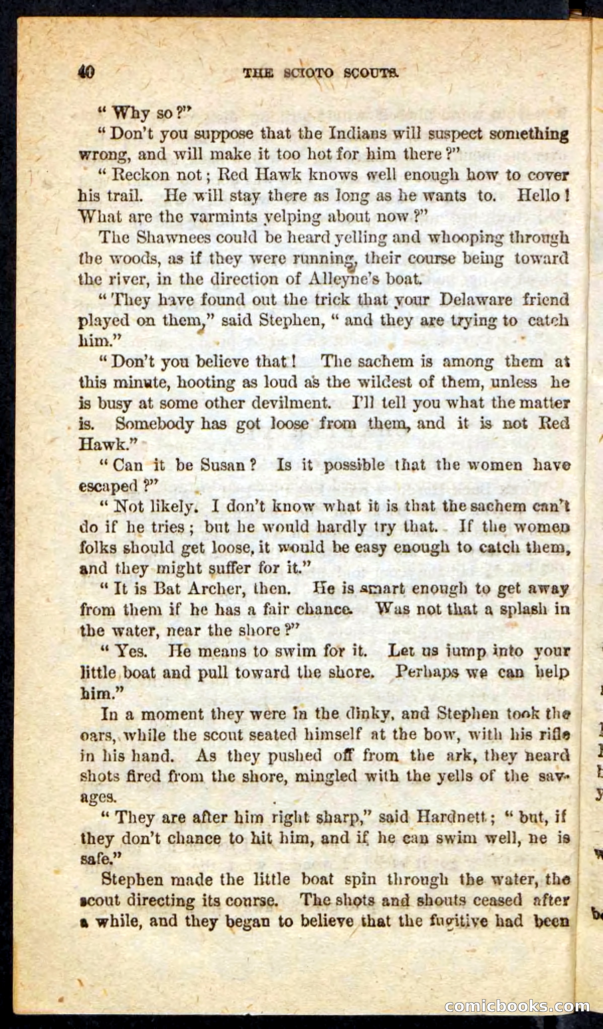 Beadle's Pocket Novels: The Scioto Scouts — page 36 of 100